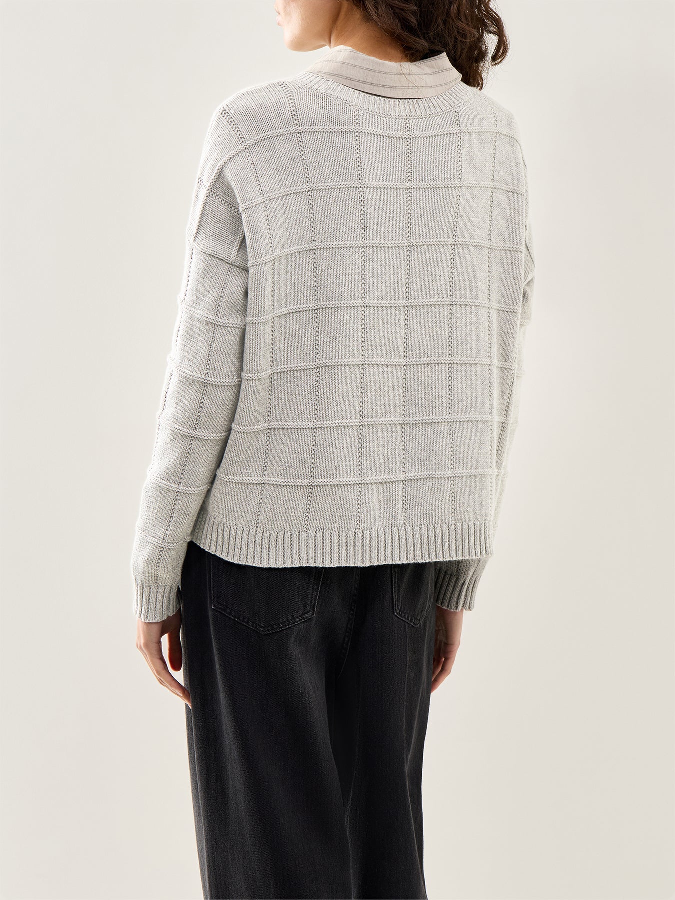 Crew Neck Sweater Dark Pearl - Image 5