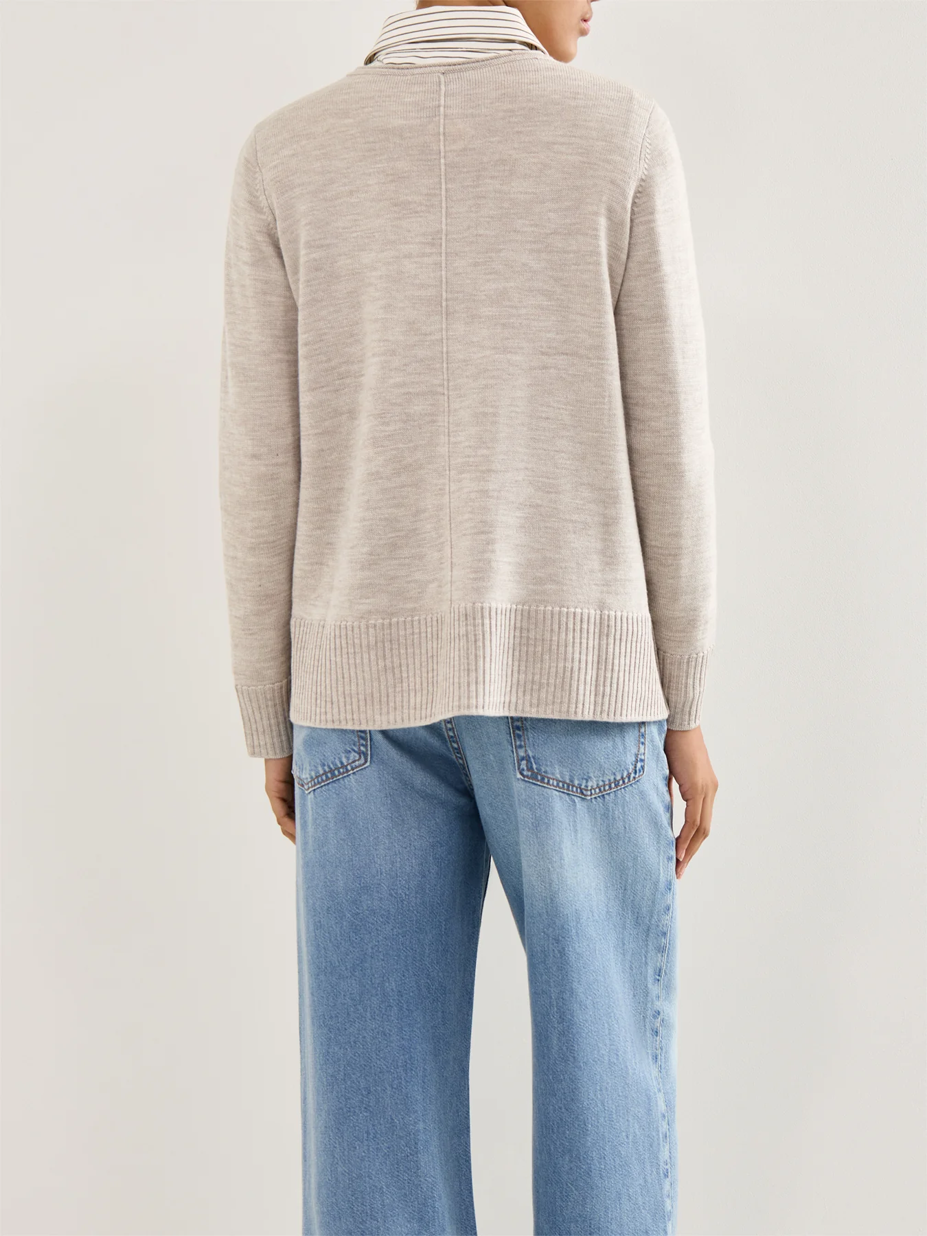 Crew Neck Sweater Maple Oat - Image 5