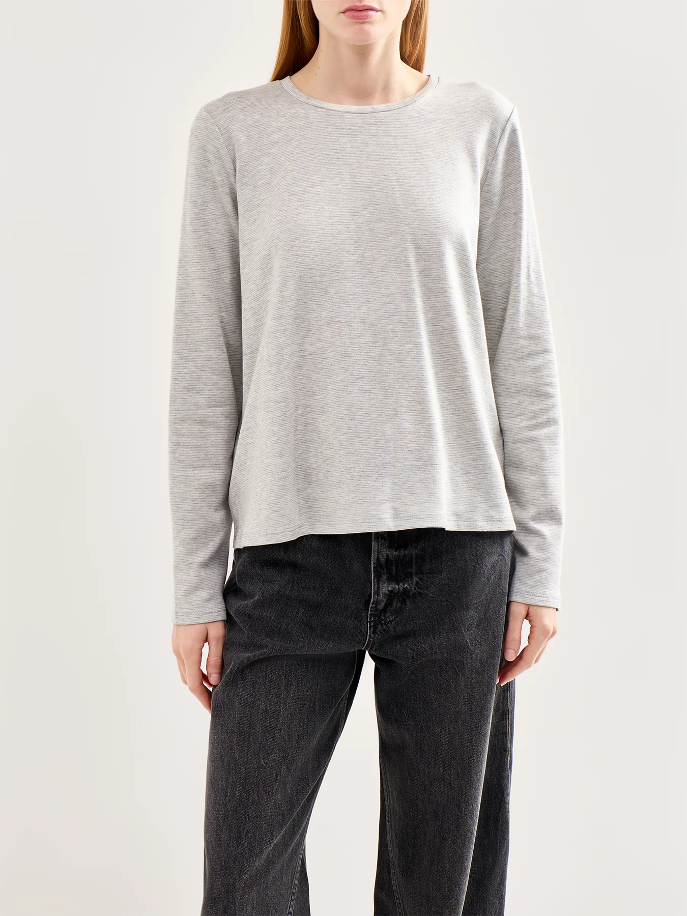 Crew Neck Top Grey - Image 4