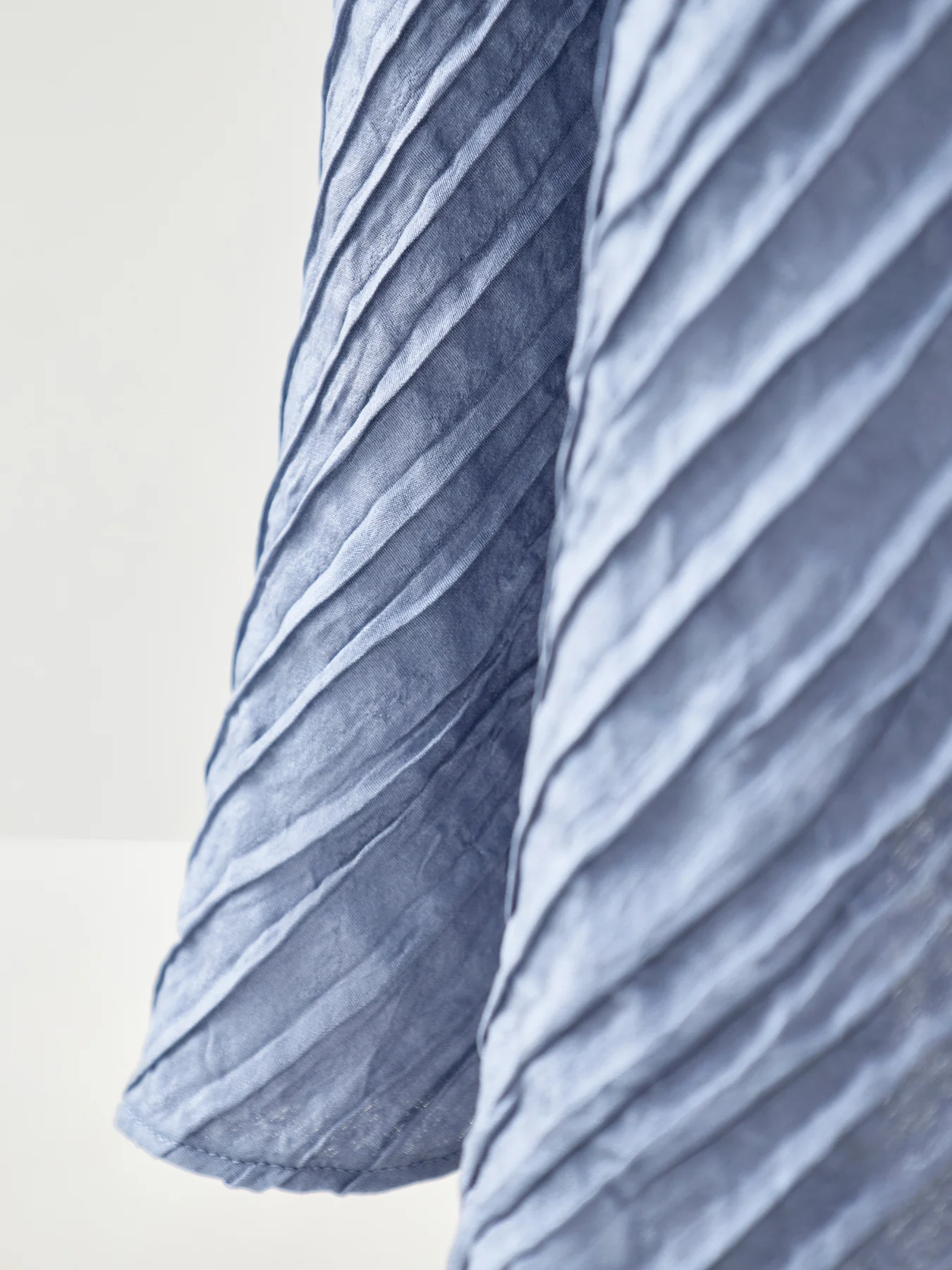 Bias Cut Skirt Blue - Image 3