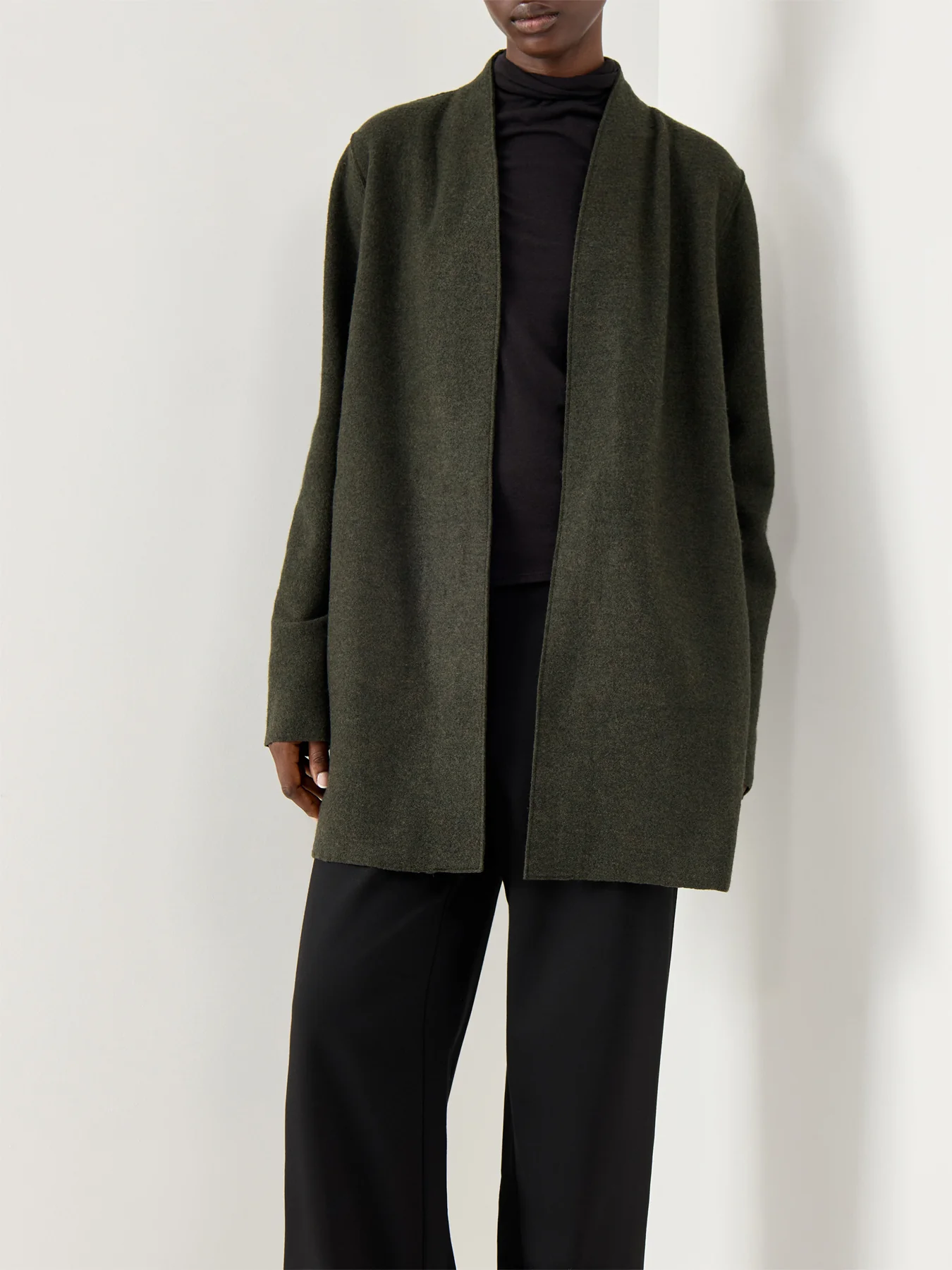 High Collar Jacket Woodland - Image 4