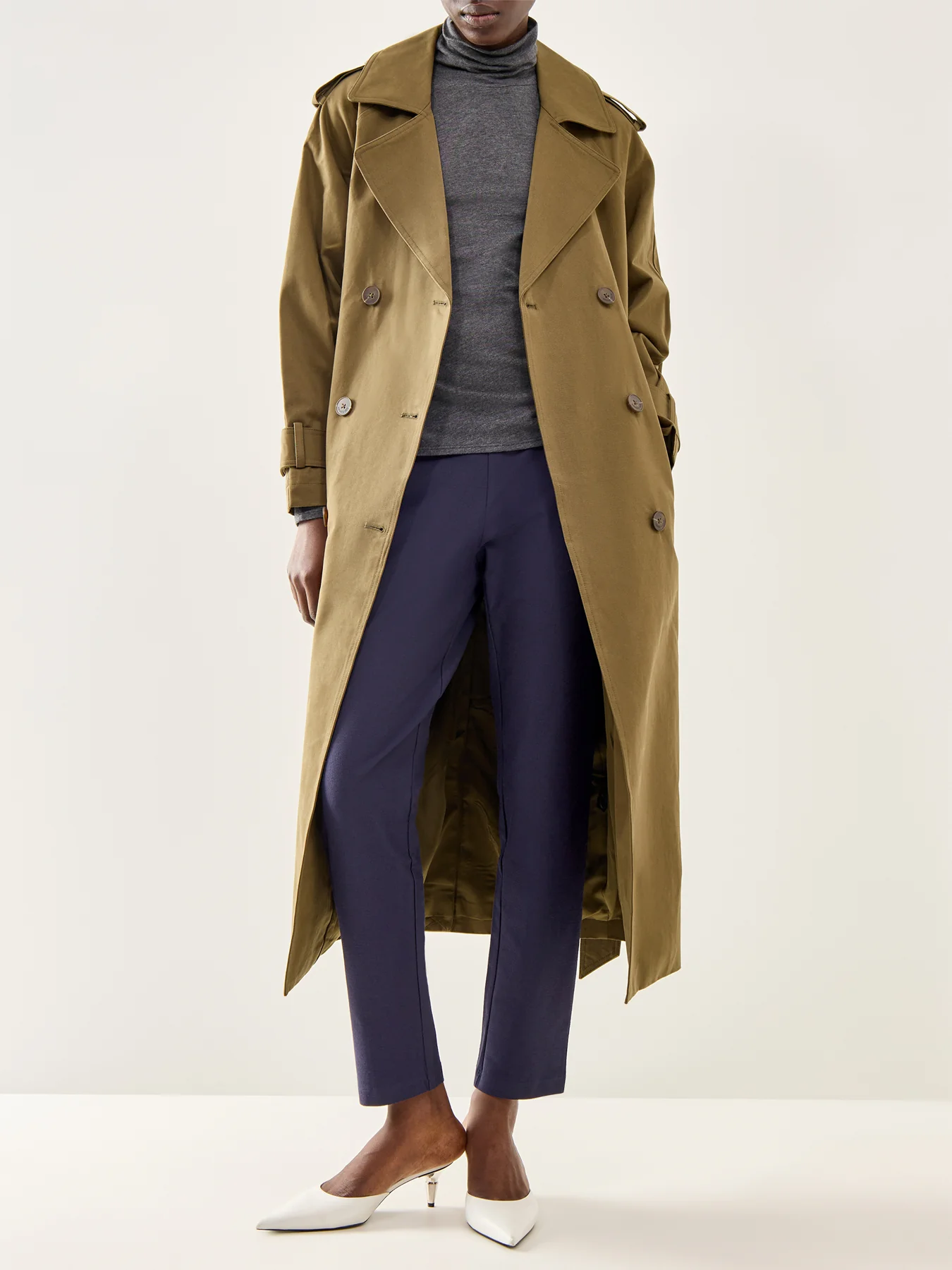 Slim Ankle Pant Navy - Image 2