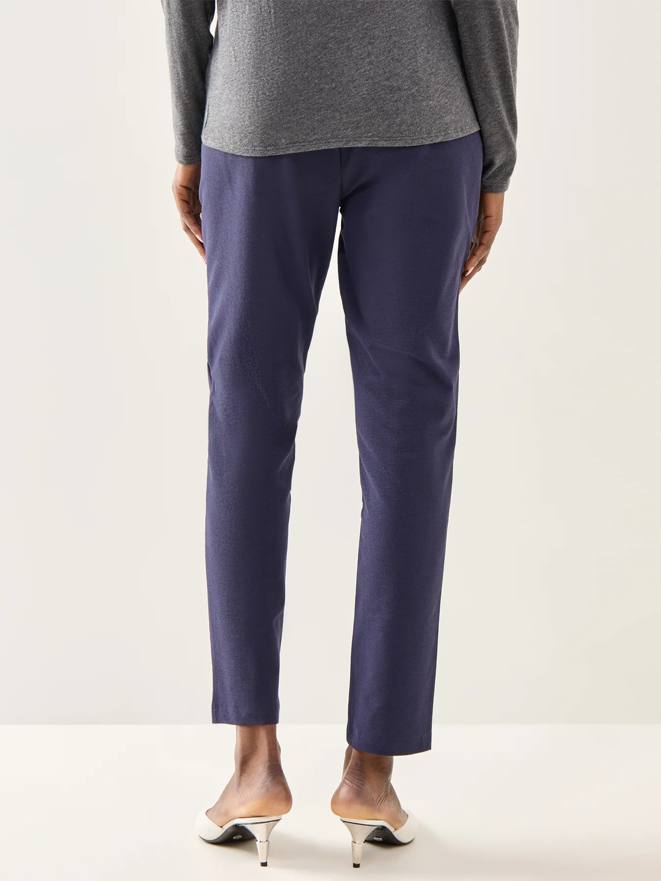 Slim Ankle Pant Navy - Image 5