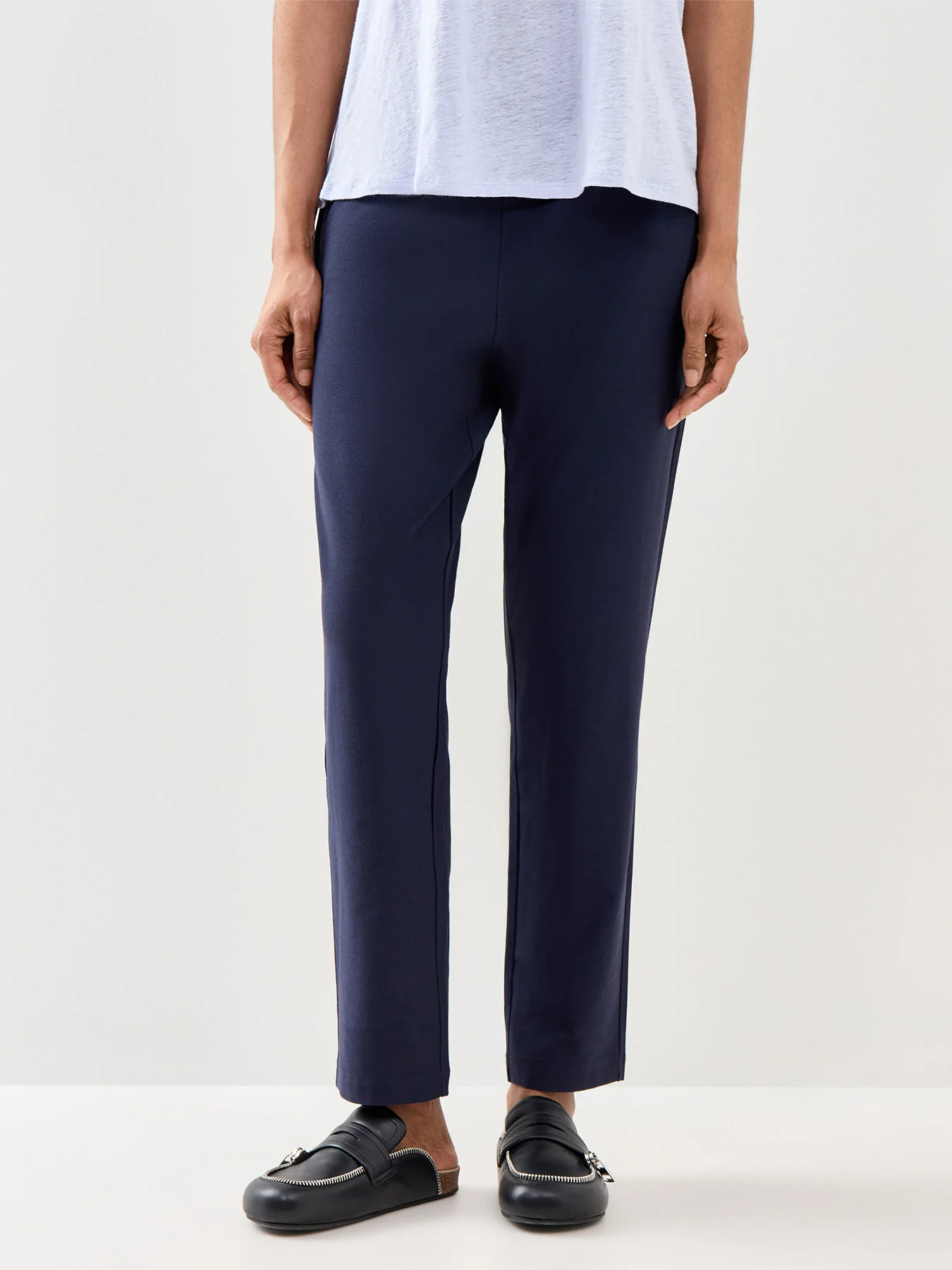 Slim Ankle Pants Navy - Image 4