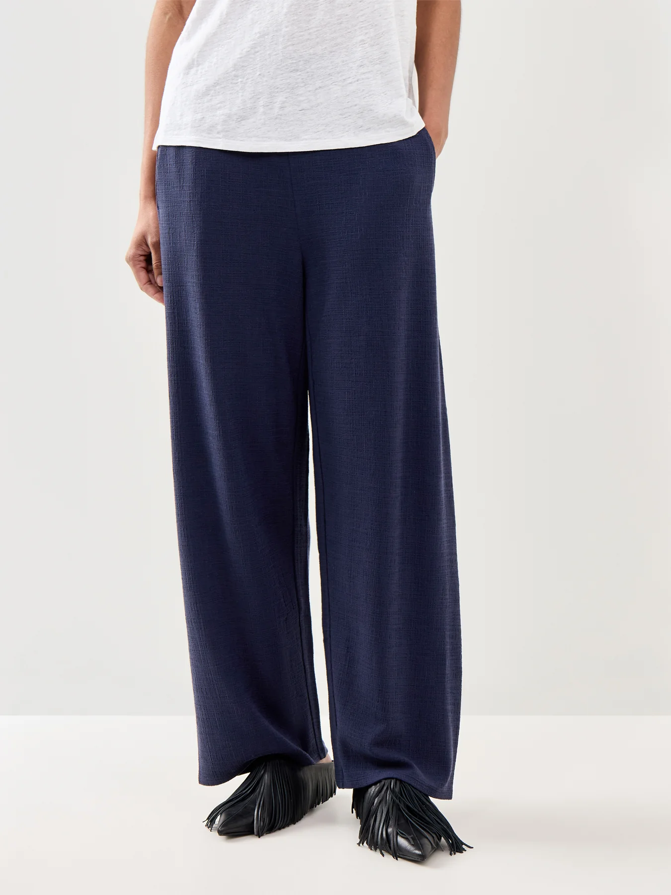 Straight Ankle Pants Navy - Image 4