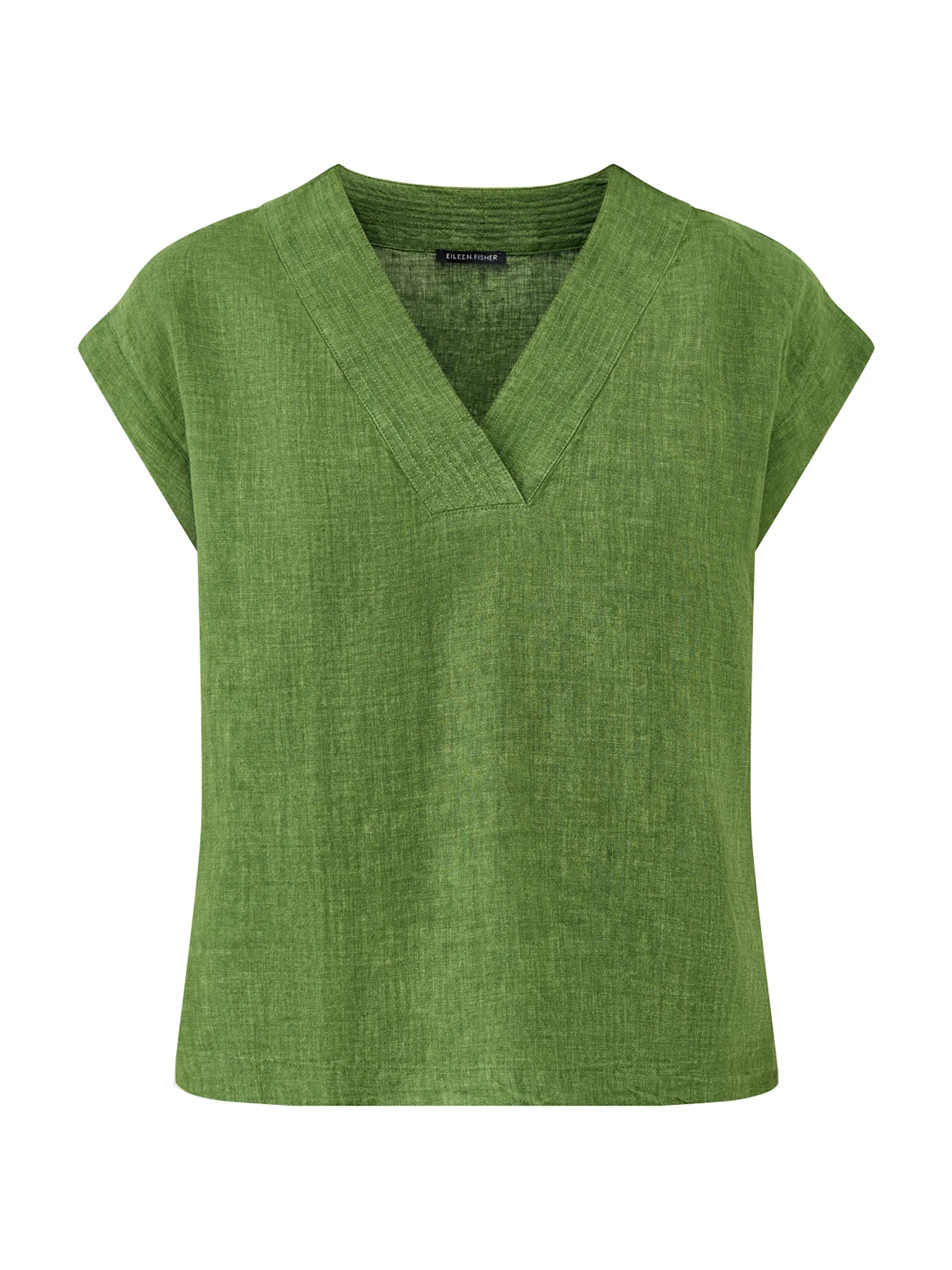 V-Neck Top Green