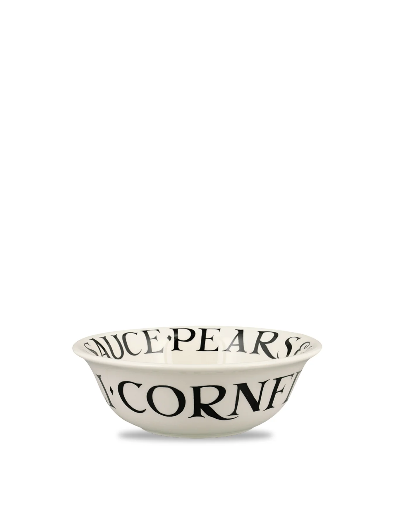 Black Toast Cereal Bowl