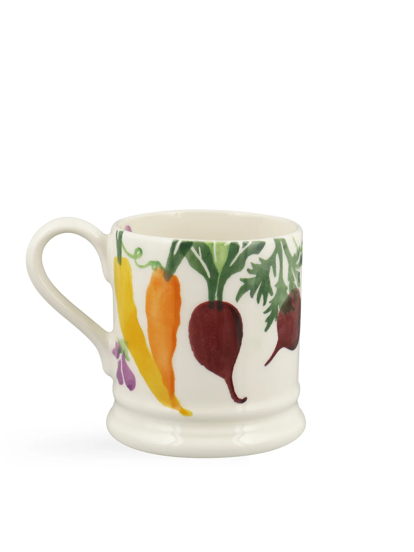 Carrots and Beets Stoneware Mug with Garden Motif - Image 3