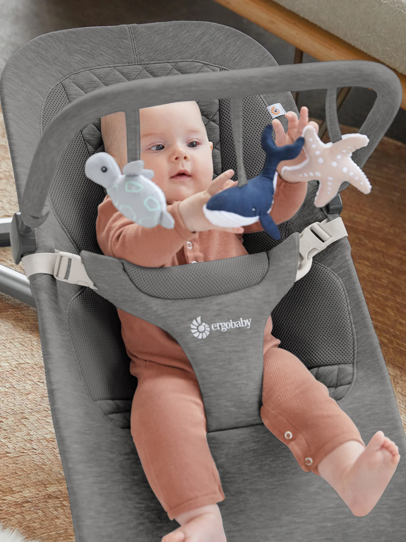 3-in-1 Evolve Bouncer Charcoal Grey - Image 3