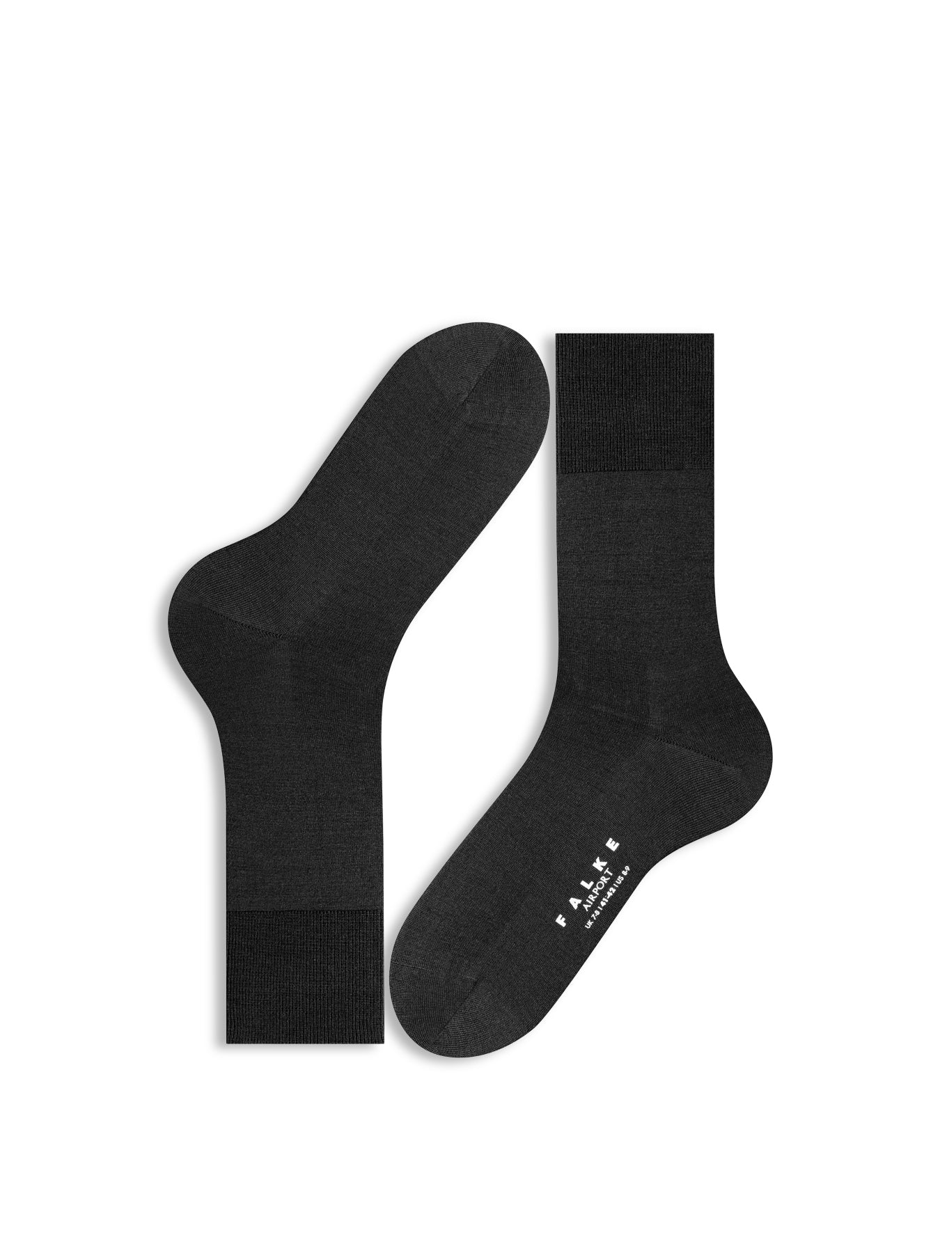 Cotton Blend Crew Socks Black - Image 5