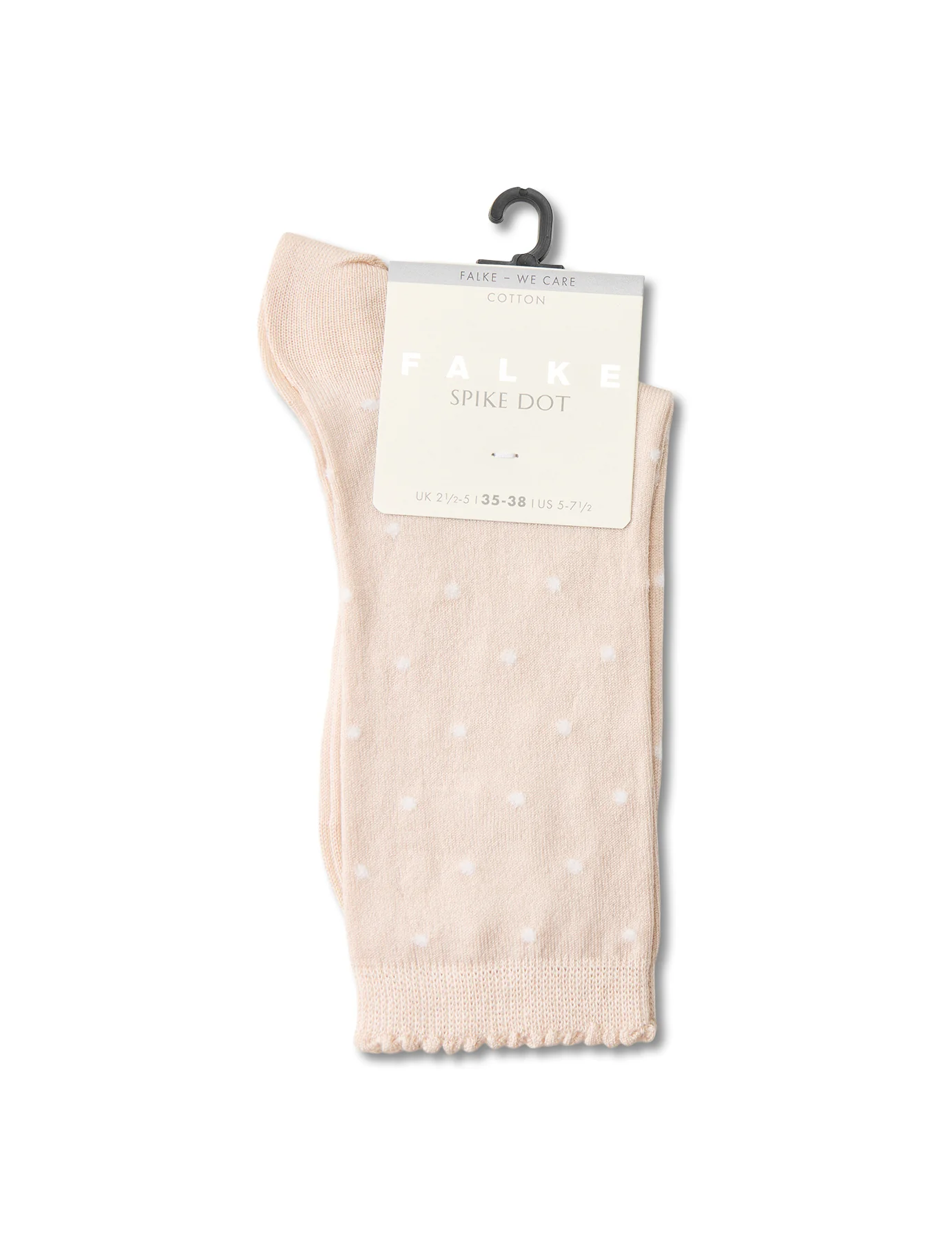 Spike Dot Socks Cream