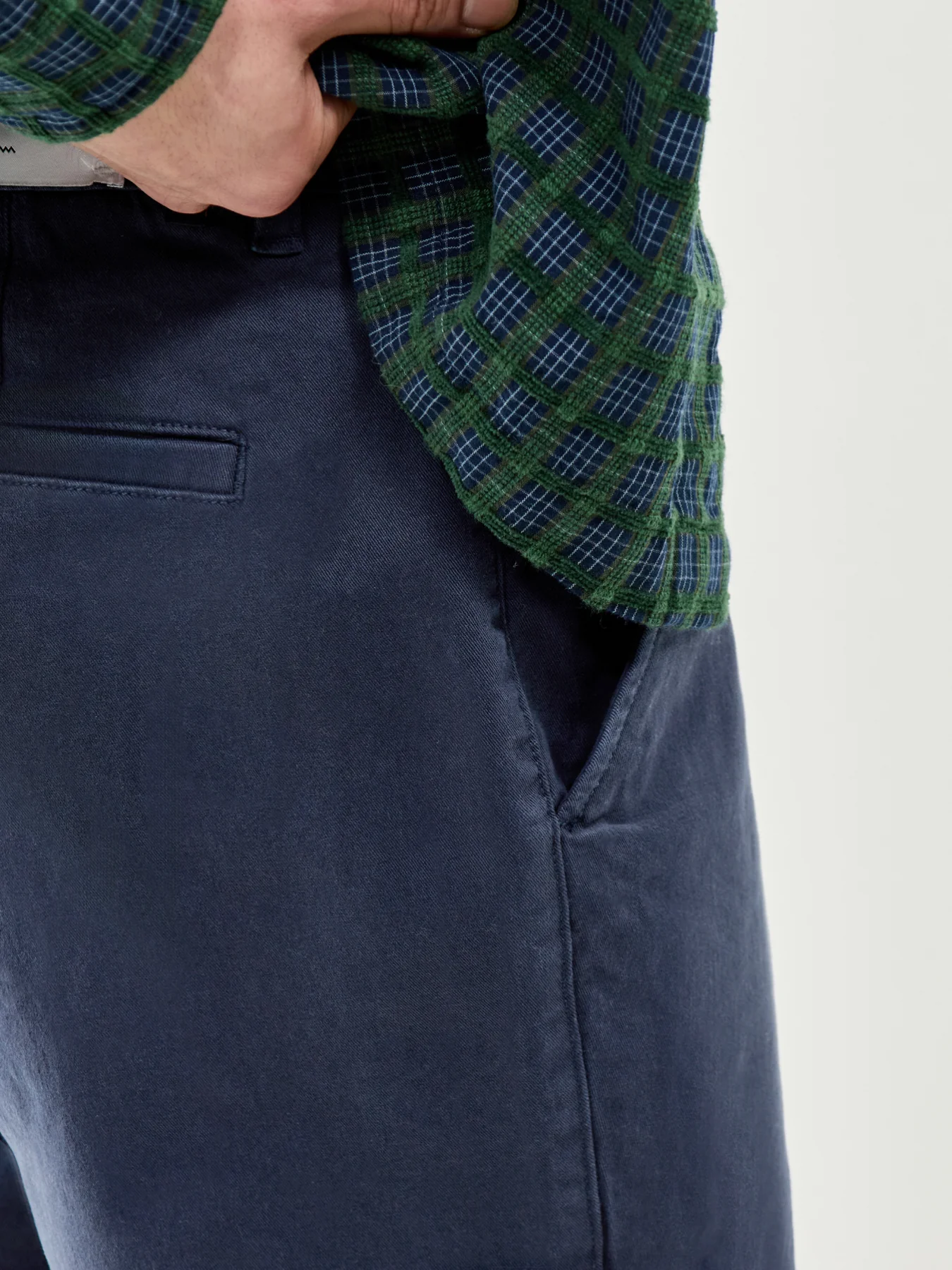 Twill Shorts Navy - Image 3