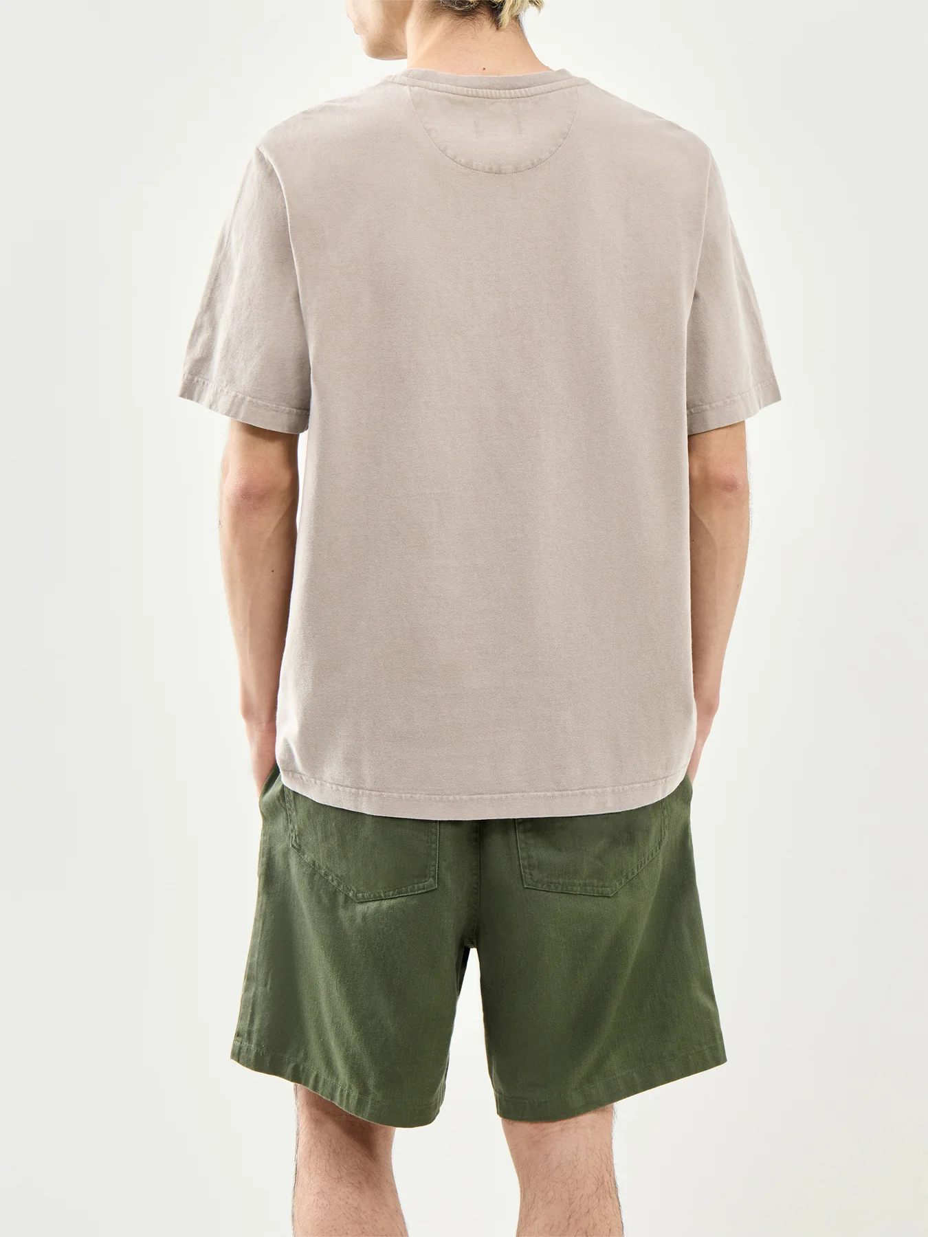 Pocket T-Shirt Beige - Image 5