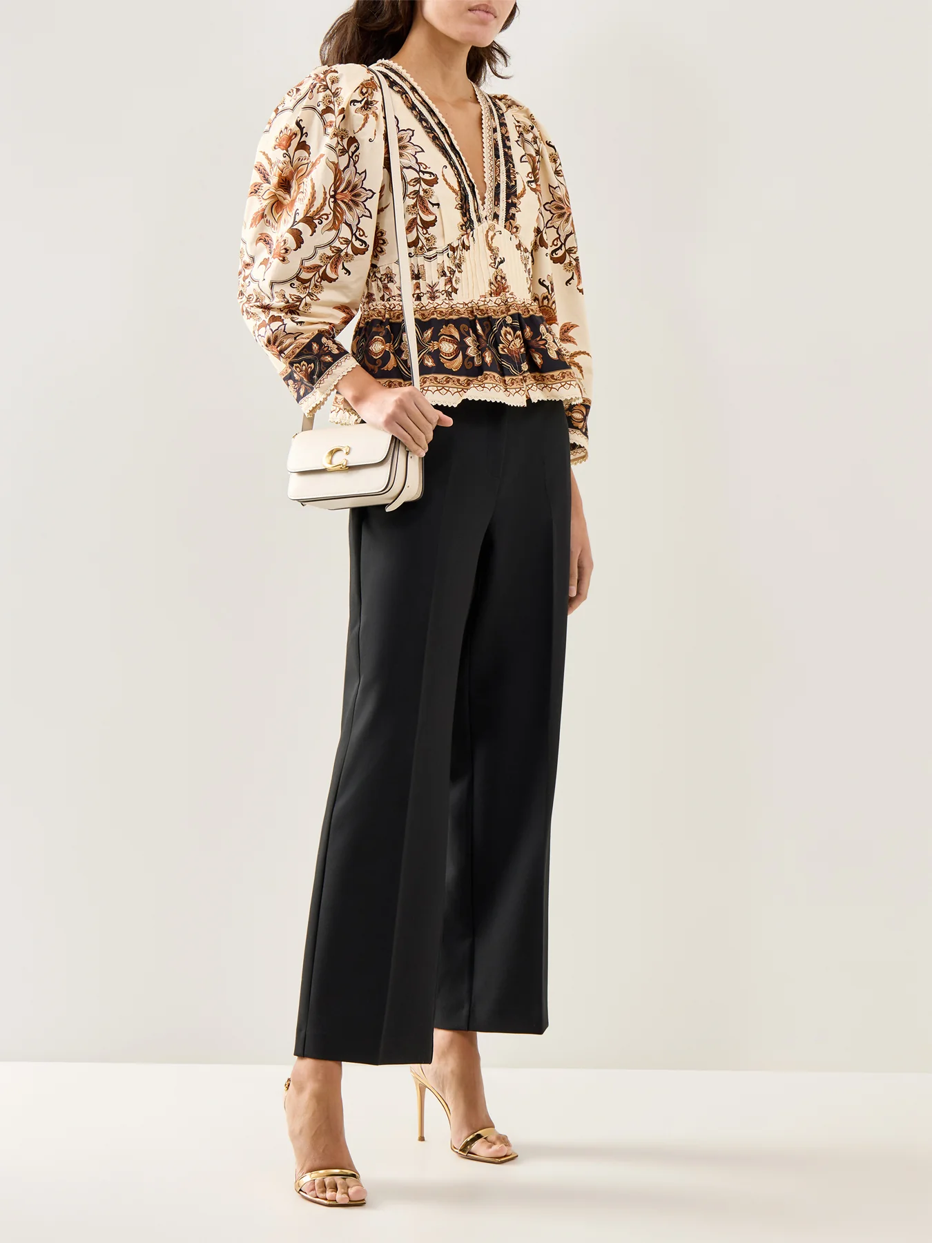 Majestic Garden Printed Blouse Multi - Image 2