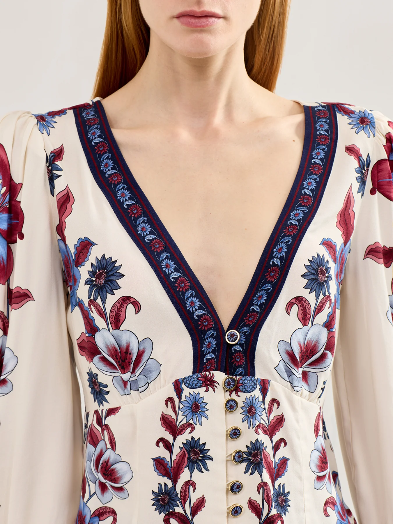 Malu Short-Sleeve Blouse Multi - Image 3