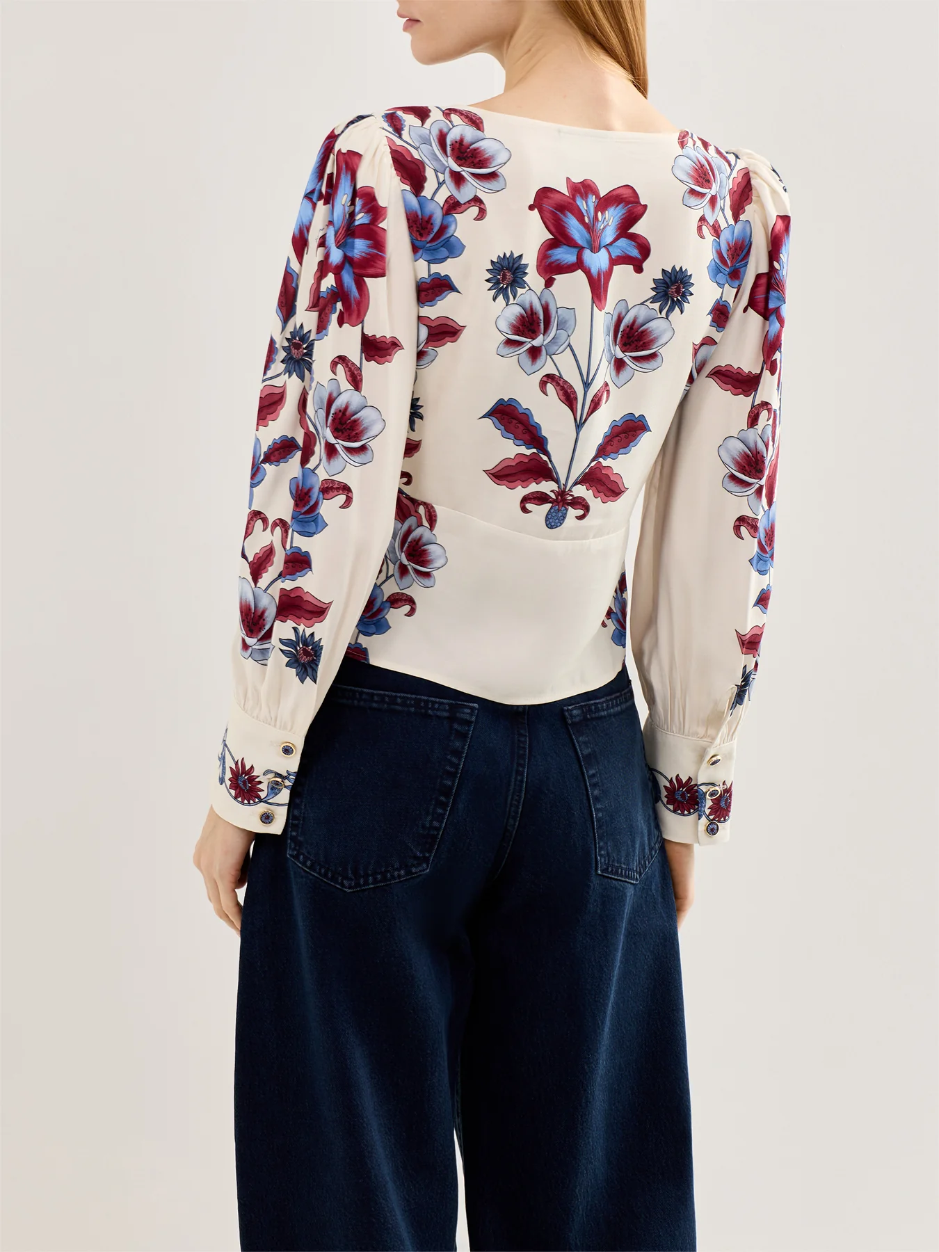 Malu Short-Sleeve Blouse Multi - Image 5