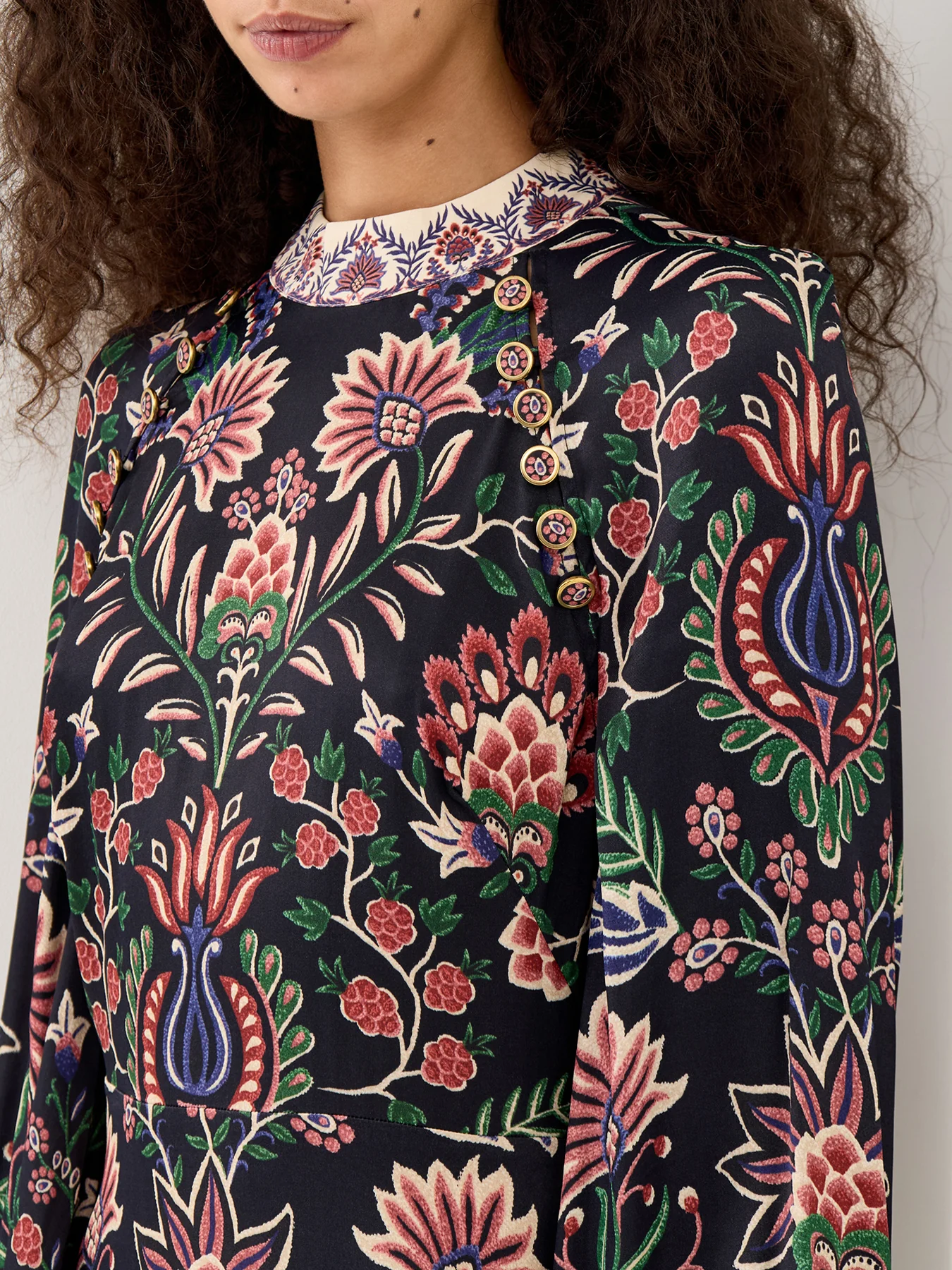 Garden Mini Dress Black - Image 3