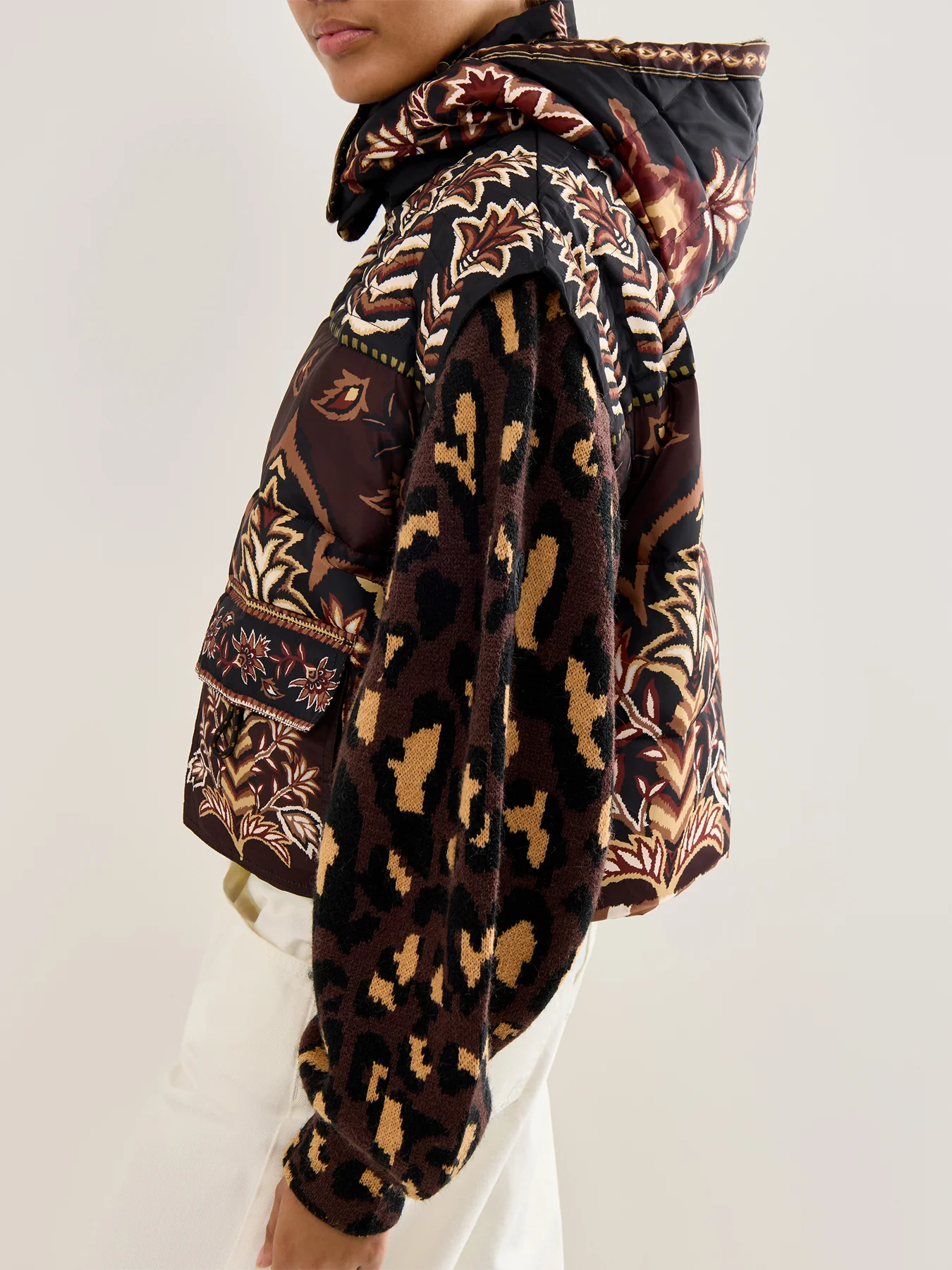 Winter Ainika Puffer Jacket Brown - Image 3