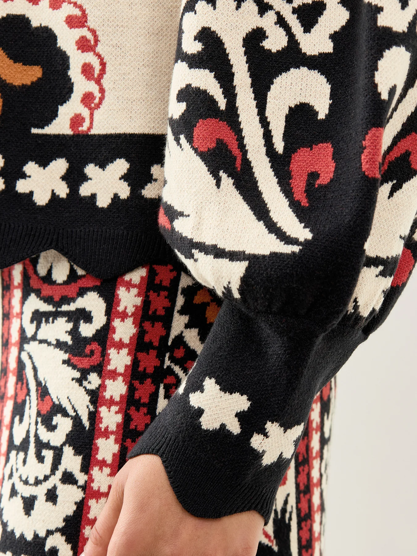 Winter Tapestry Knit Sweater Multi - Image 3