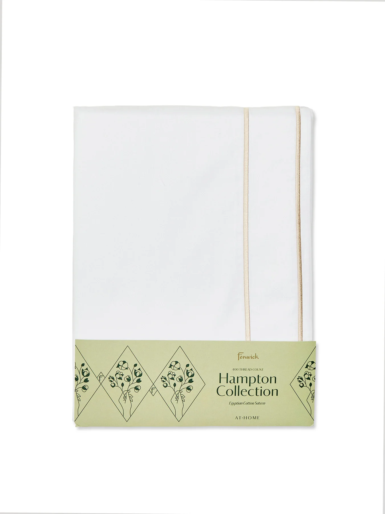 Hampton Duvet Cover Superking White