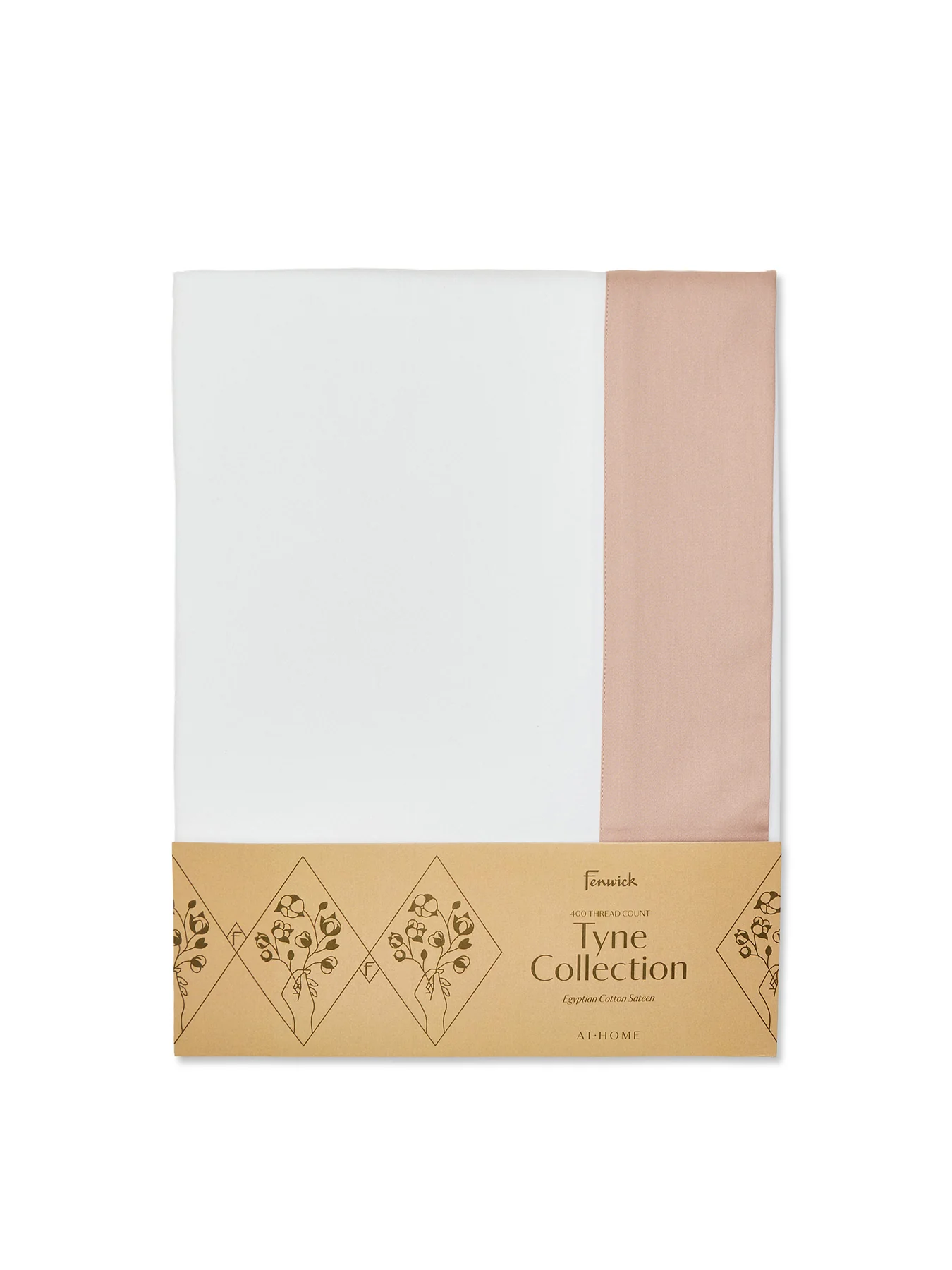 Tyne Collection Duvet Cover King Pink