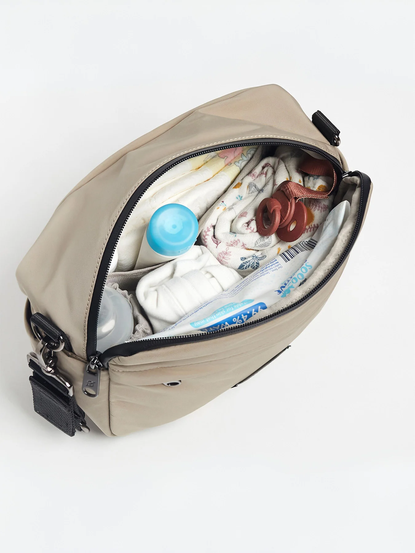 Frida Eco Stroller Organiser Beige - Image 2