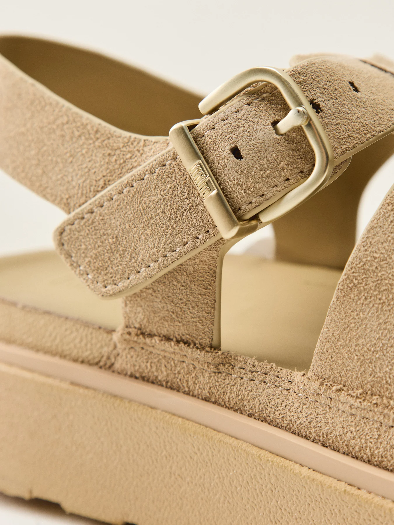 Suede Fisherman Sandals Brown - Image 3
