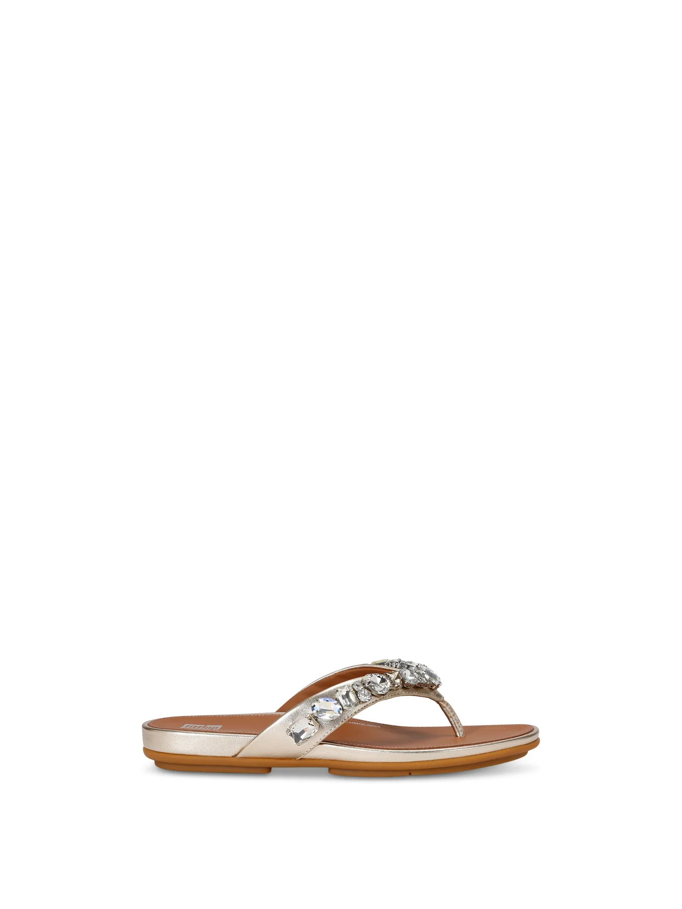 Gracie Jewel Del Metallic Flip Flop - Image 4
