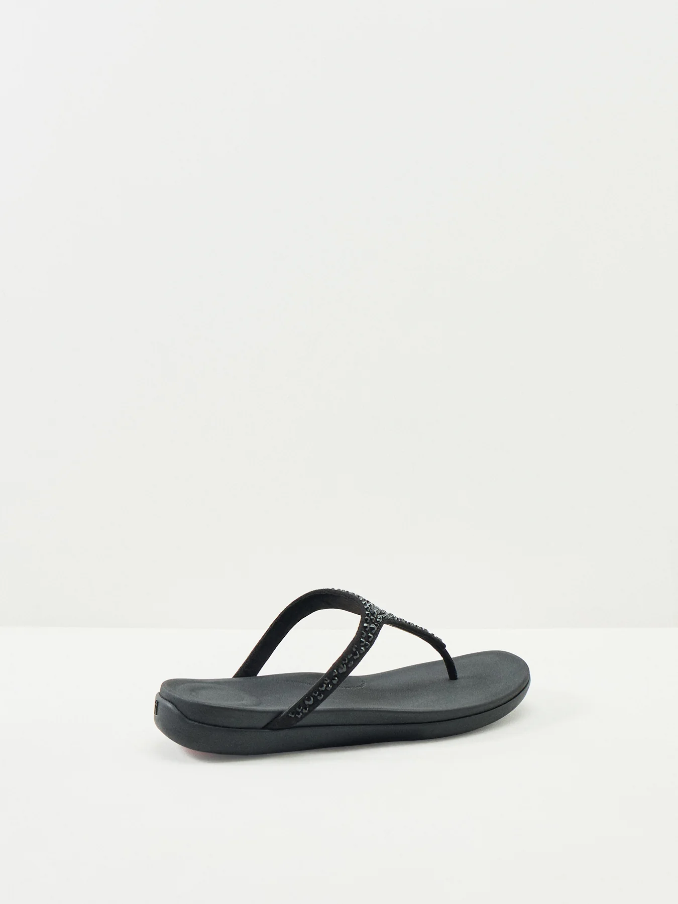 Solay Mixed-Crystal Toe-Post Sandals Black - Image 2