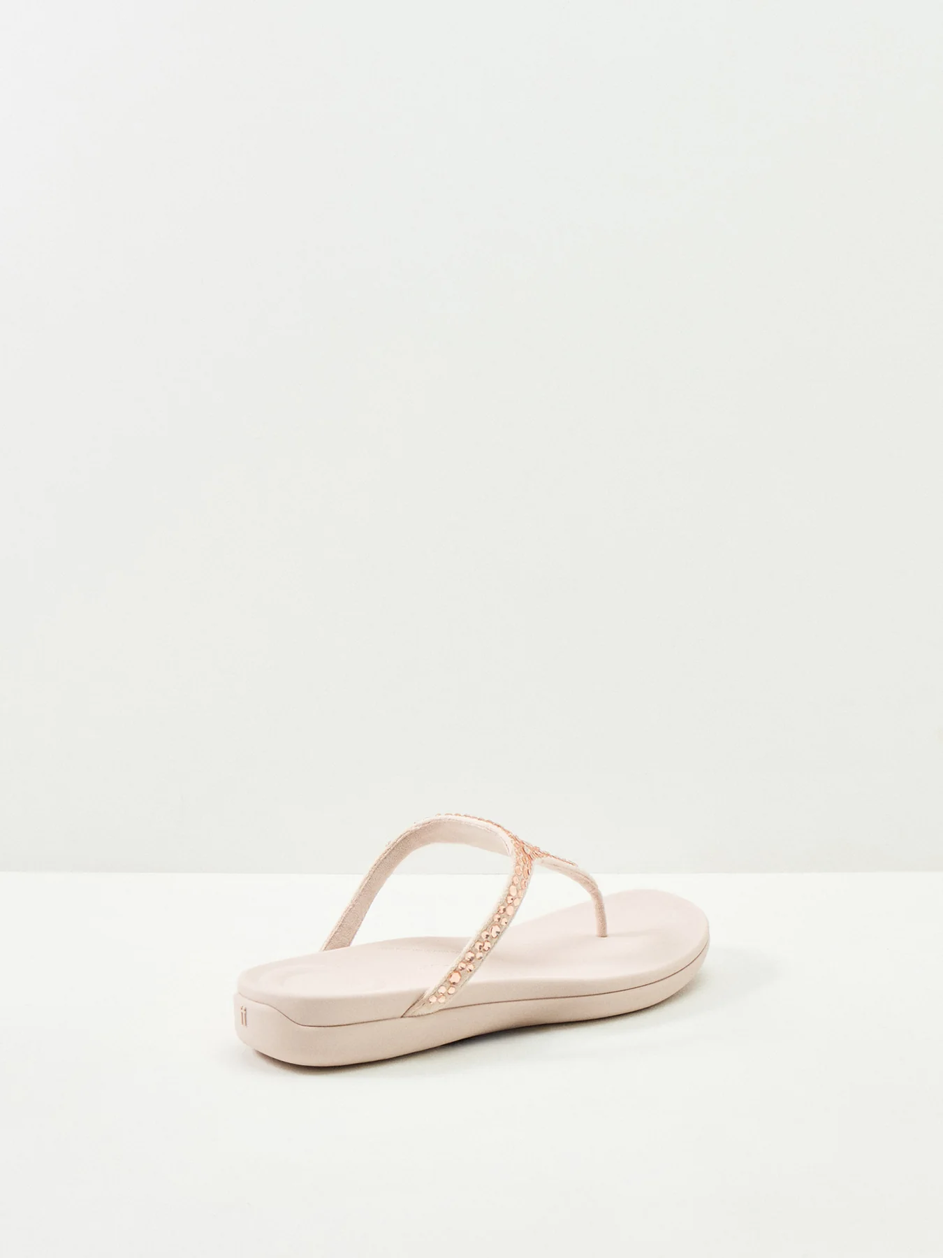 Solay Mixed-Crystal Toe-Post Sandals Nude Rose - Image 2