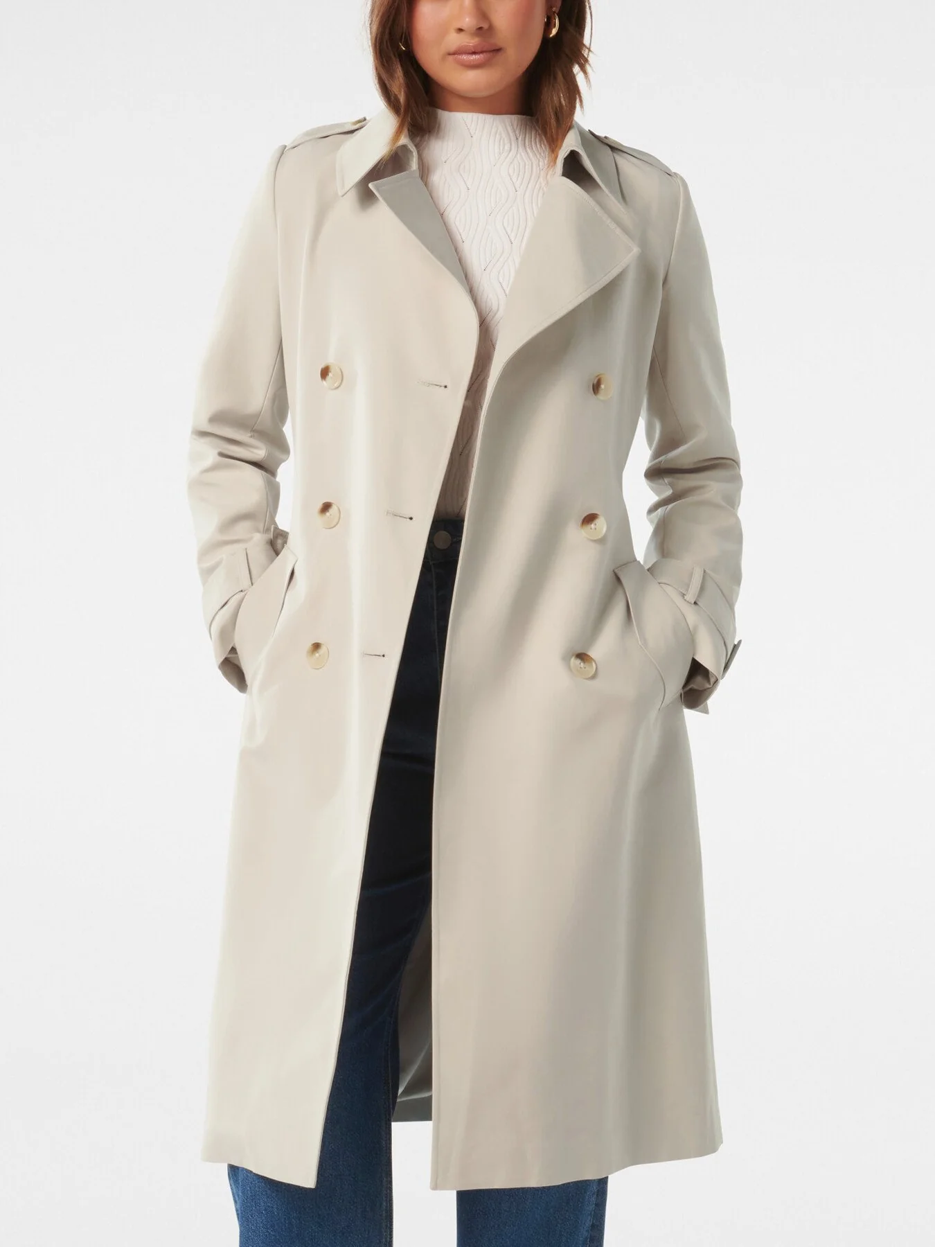 Maggie Fashion Trench Coat - Image 6