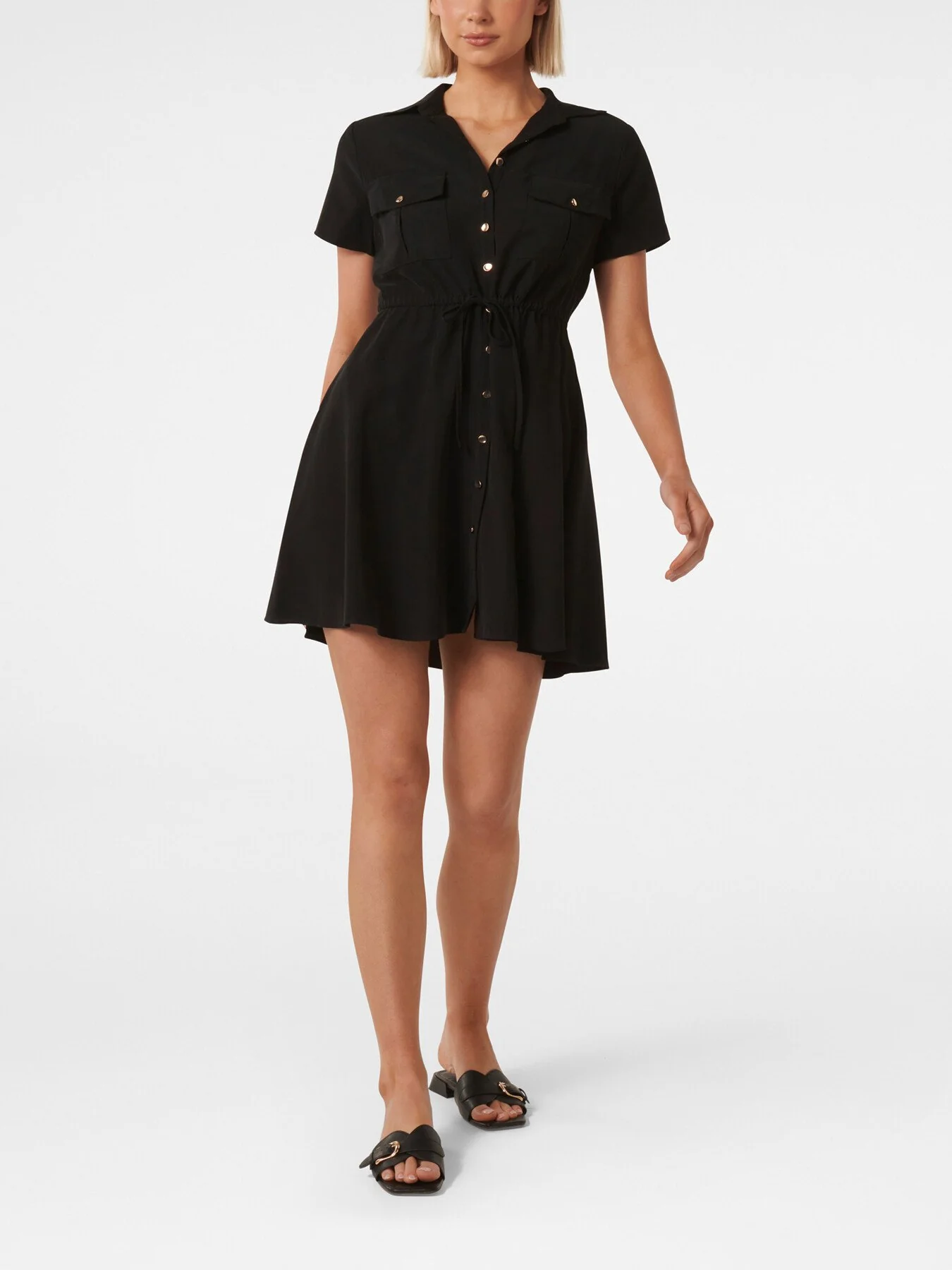 Avana Skater Shirt Dress - Image 2