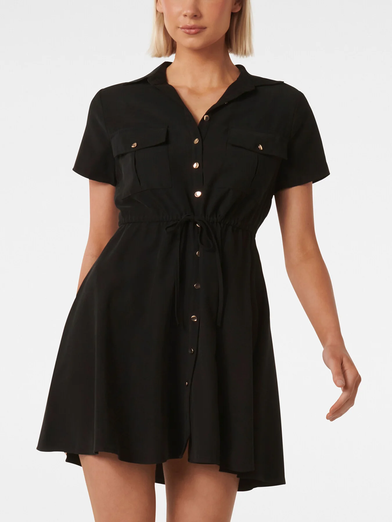 Avana Skater Shirt Dress - Image 6