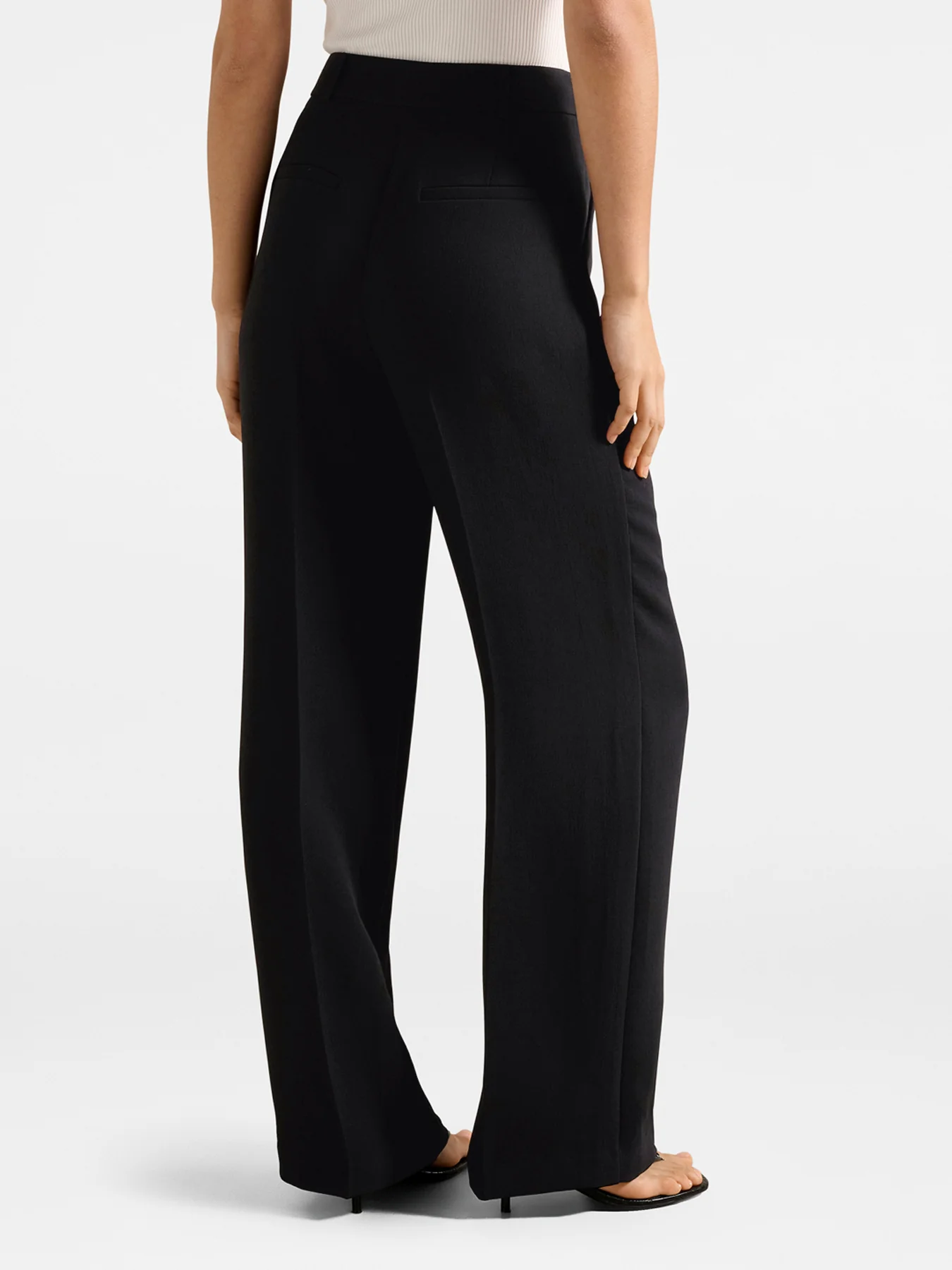 Dahlia Straight Leg Pants Black - Image 4