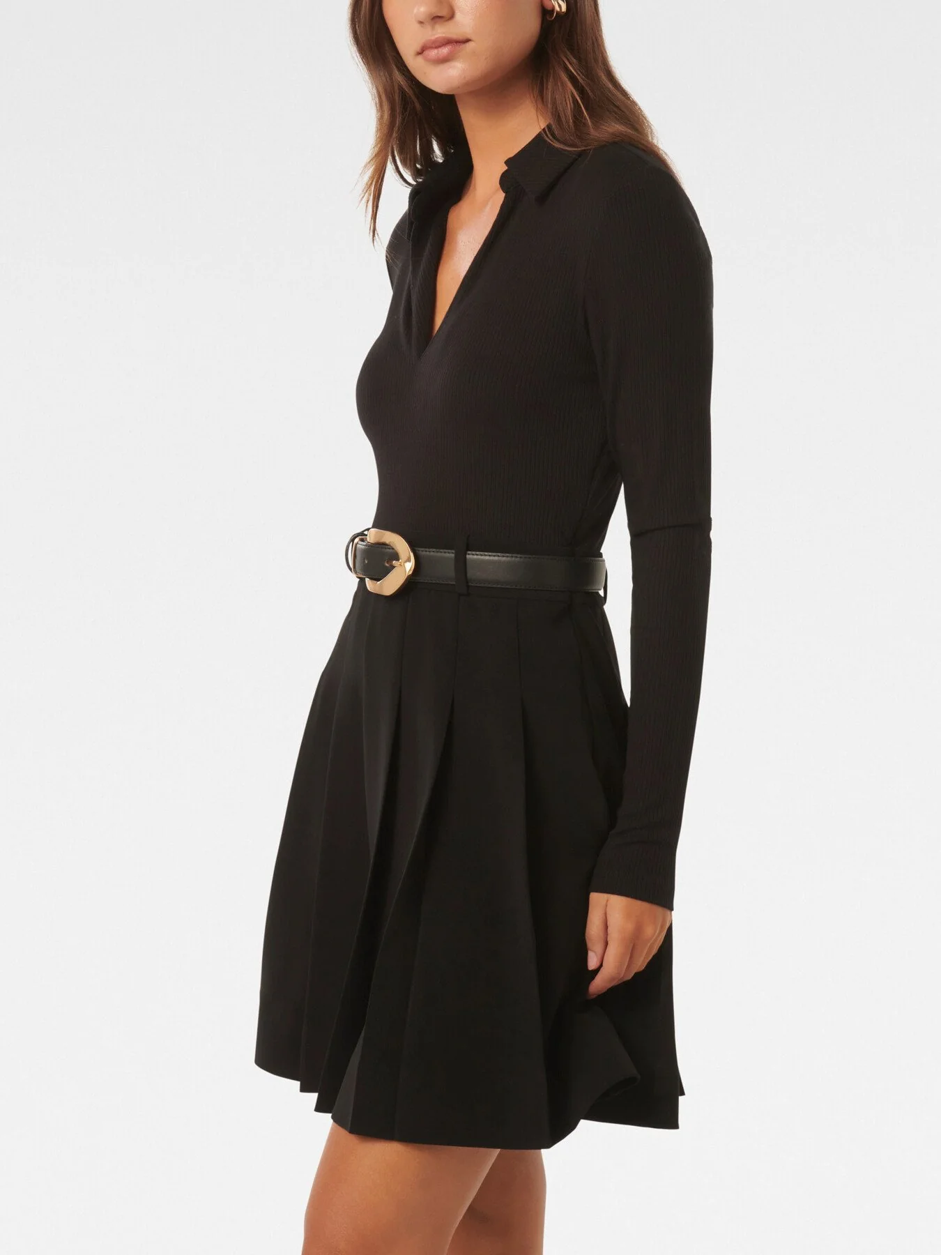 Eliana Pleated Skirt Mini Dress - Image 6