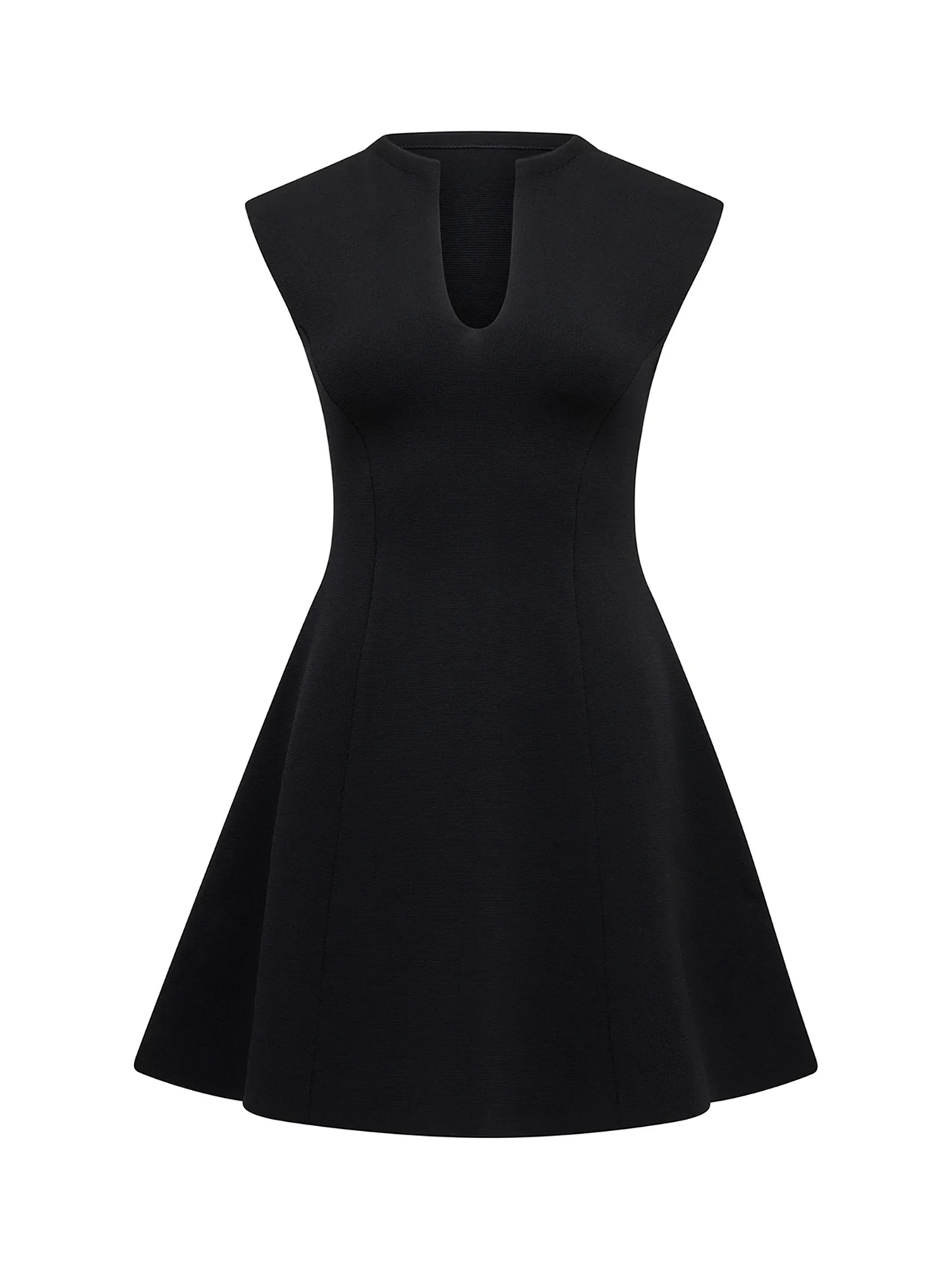 Katerina Crepe Knitted Mini Dress