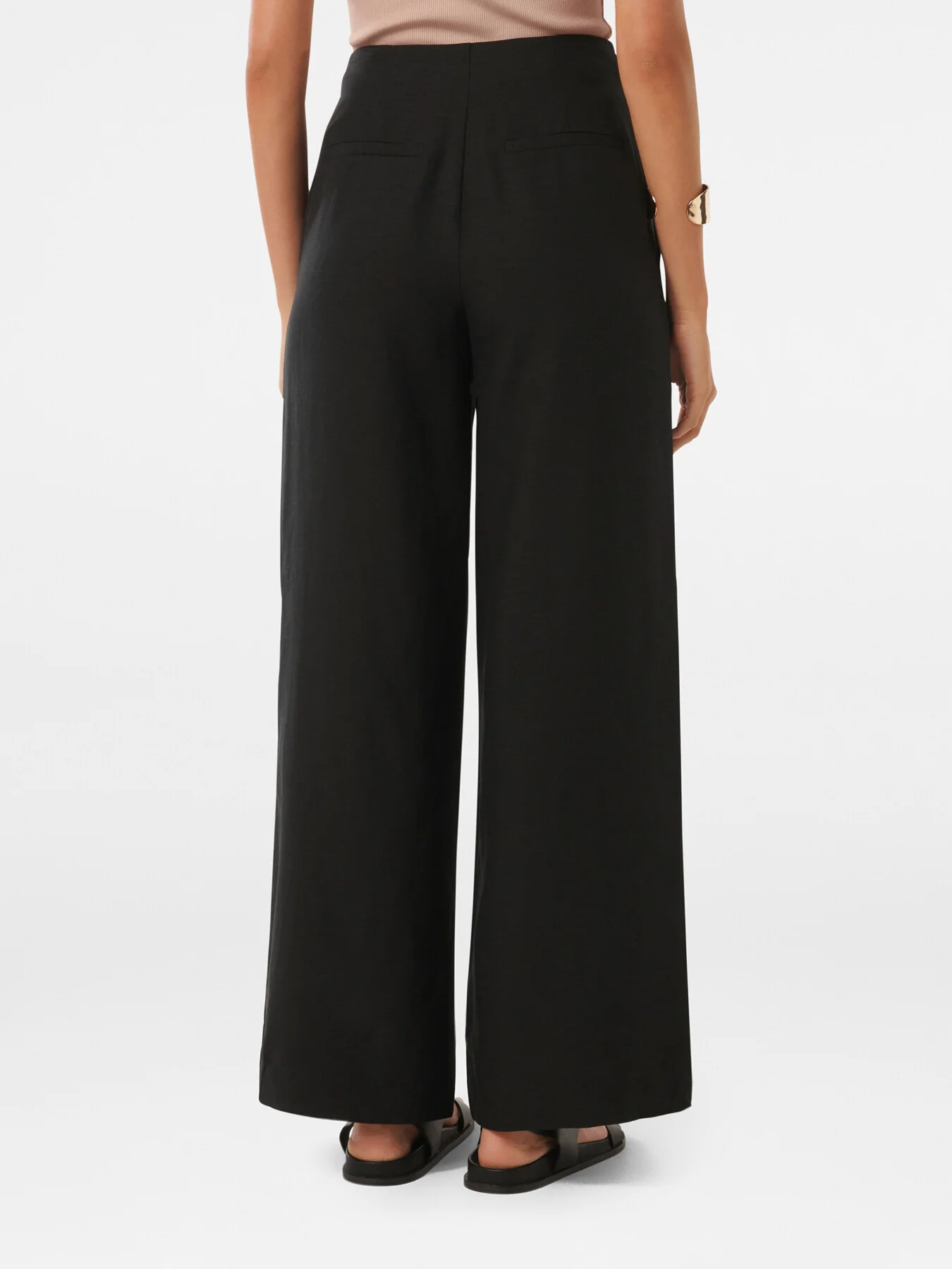 Mona Linen Wide Leg Pants - Image 3