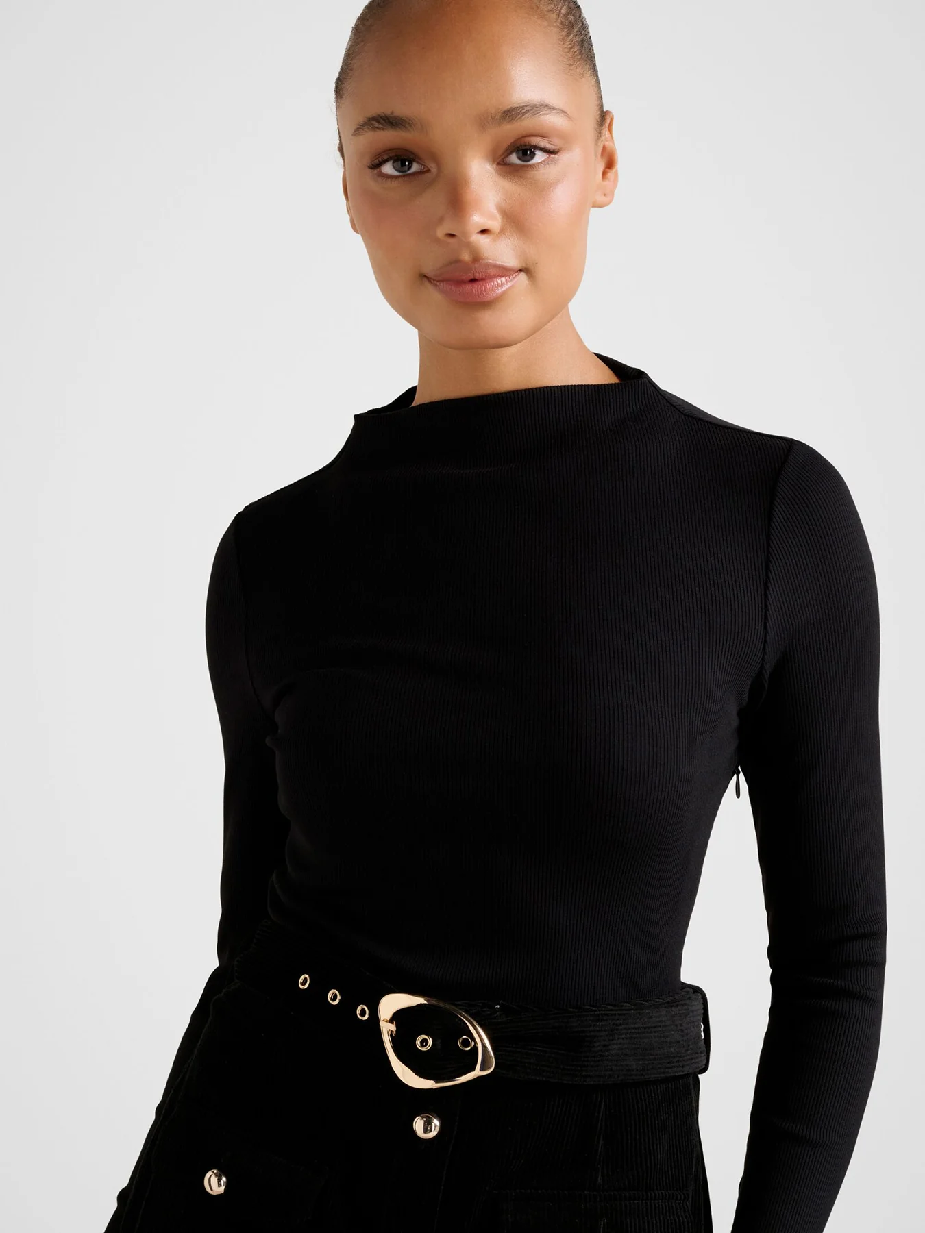 Zahra 2 in 1 Mini Dress Black - Image 5