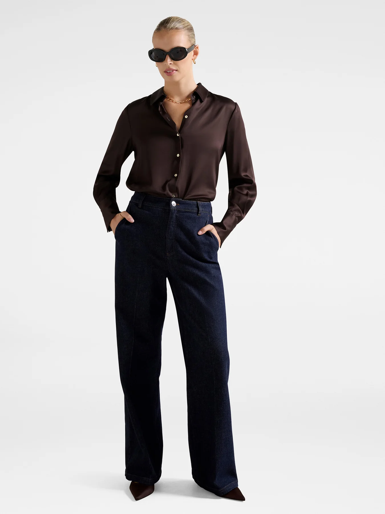 Coco Satin Shirt - Image 2