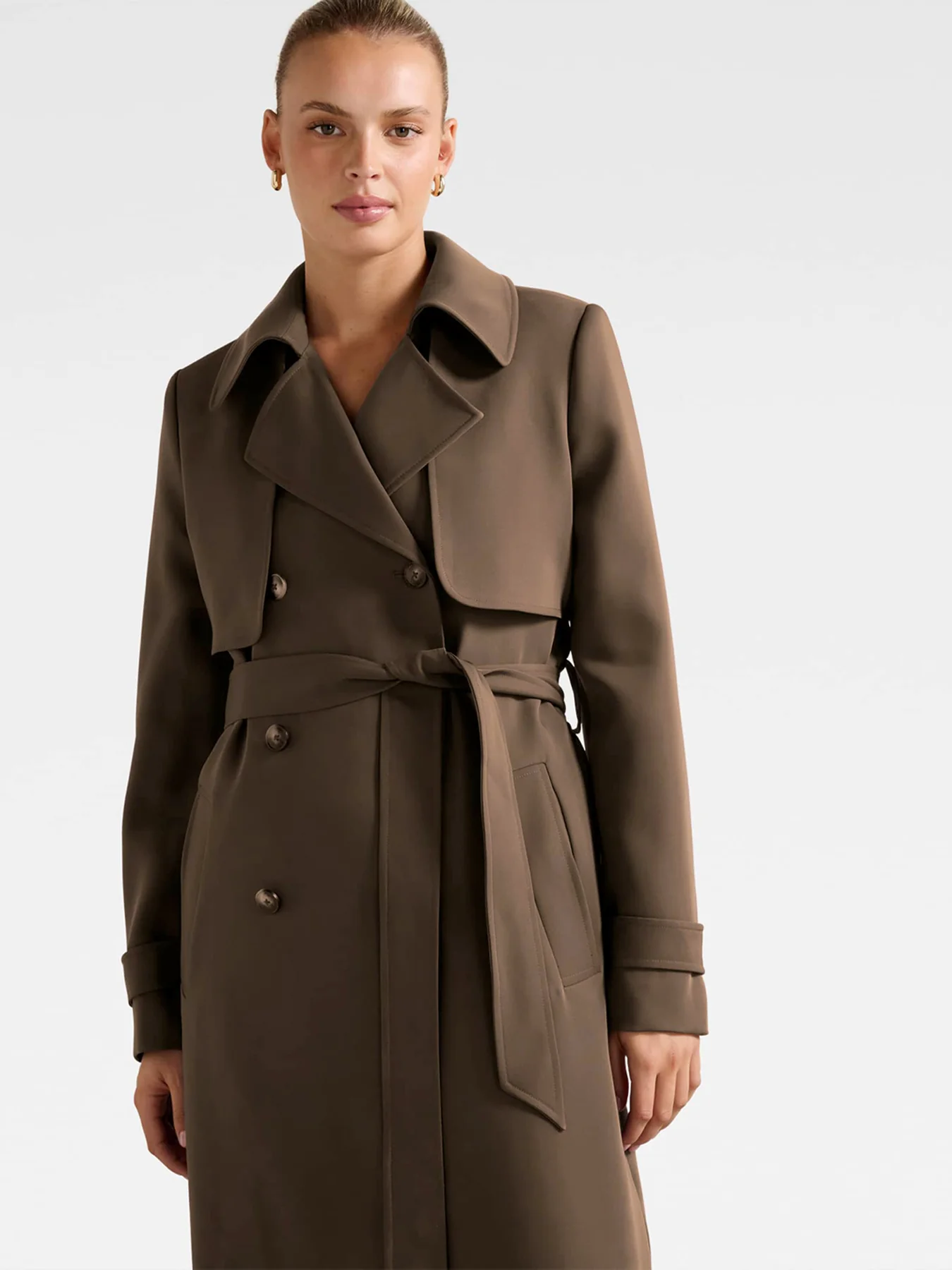 Delilah Soft Trench Coat - Image 2