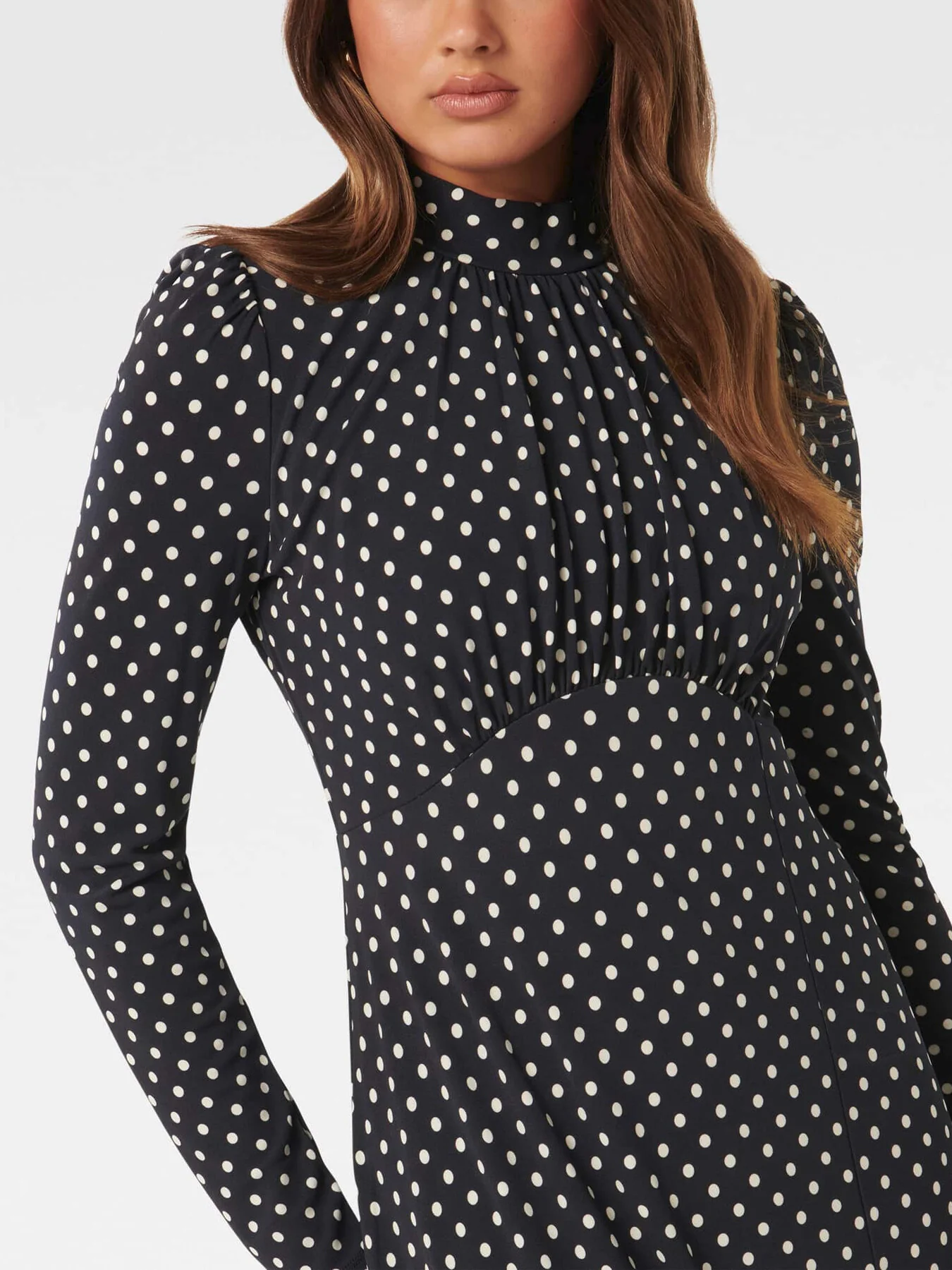 Dawson High Neck Midi Dress - Image 4