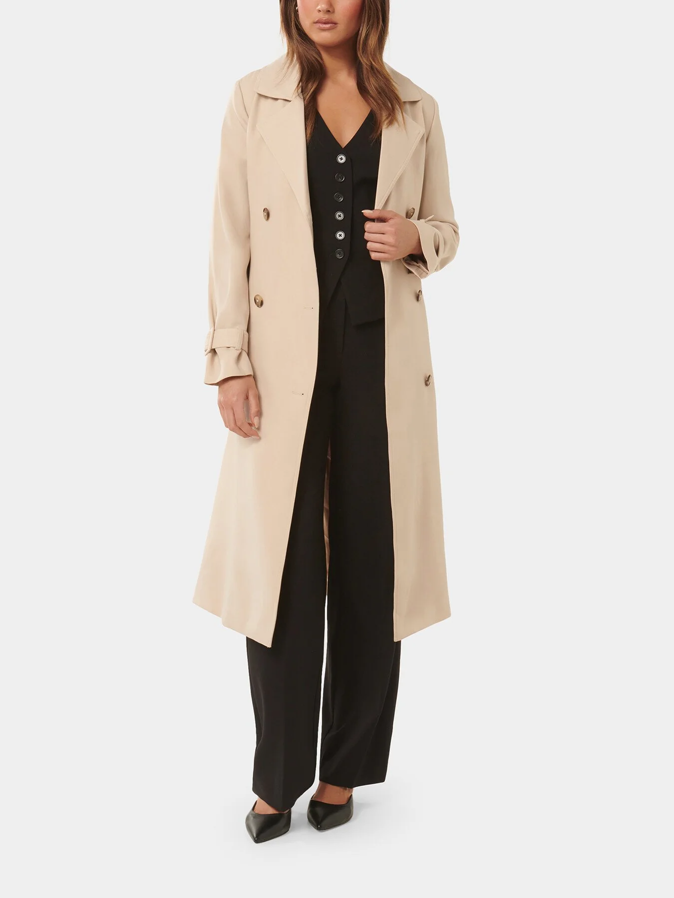 Natasha Soft Trench Coat - Image 6