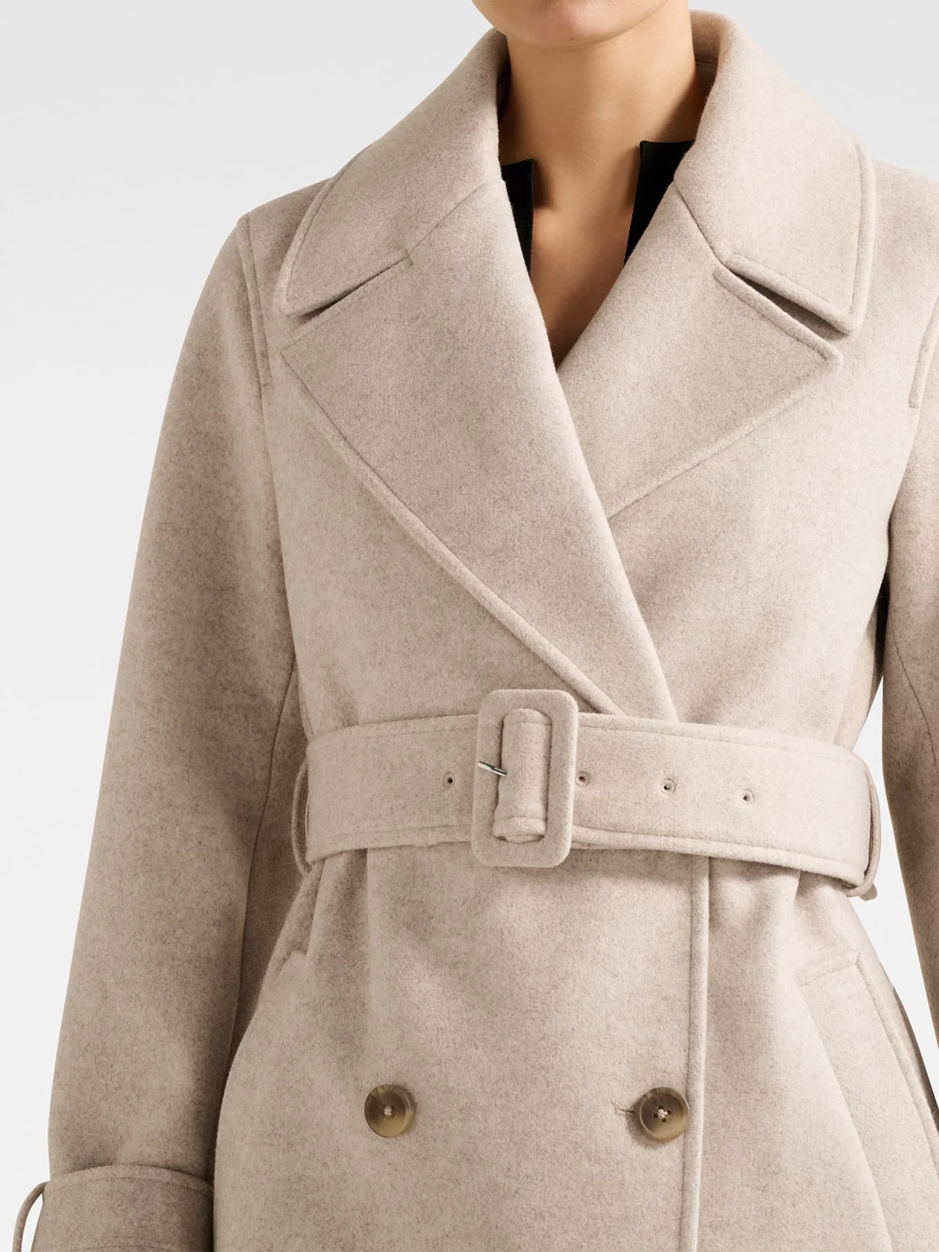 Belle Short Wrap Coat - Image 5