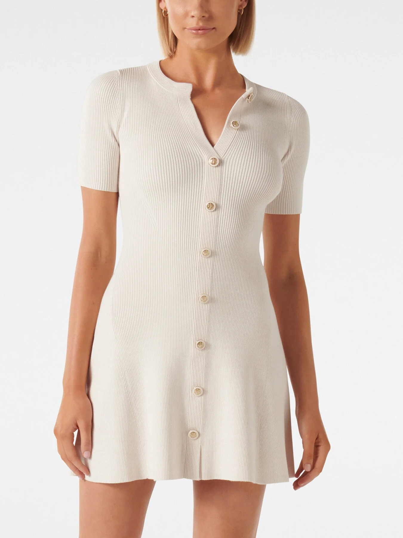 Jolie Button Down Mini Dress - Image 6