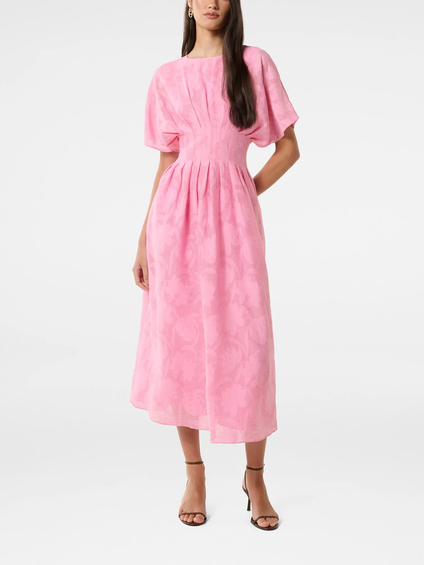 Eve Jacquard Seam Midi Dress - Image 4