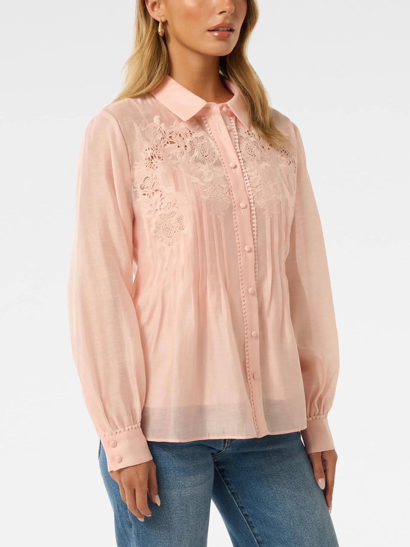 Azura Petite Embroidered Shirt - Image 6