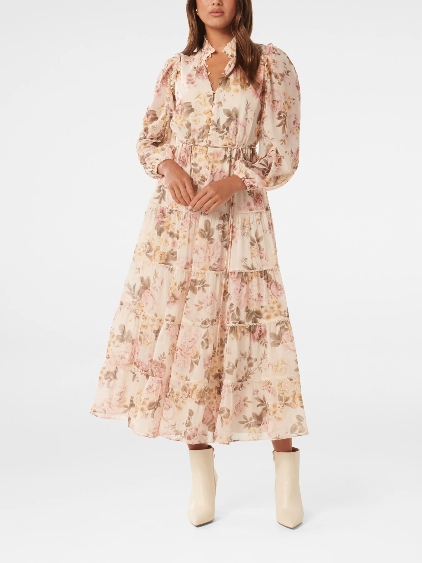 Jessie Button Down Midi Dress - Image 2