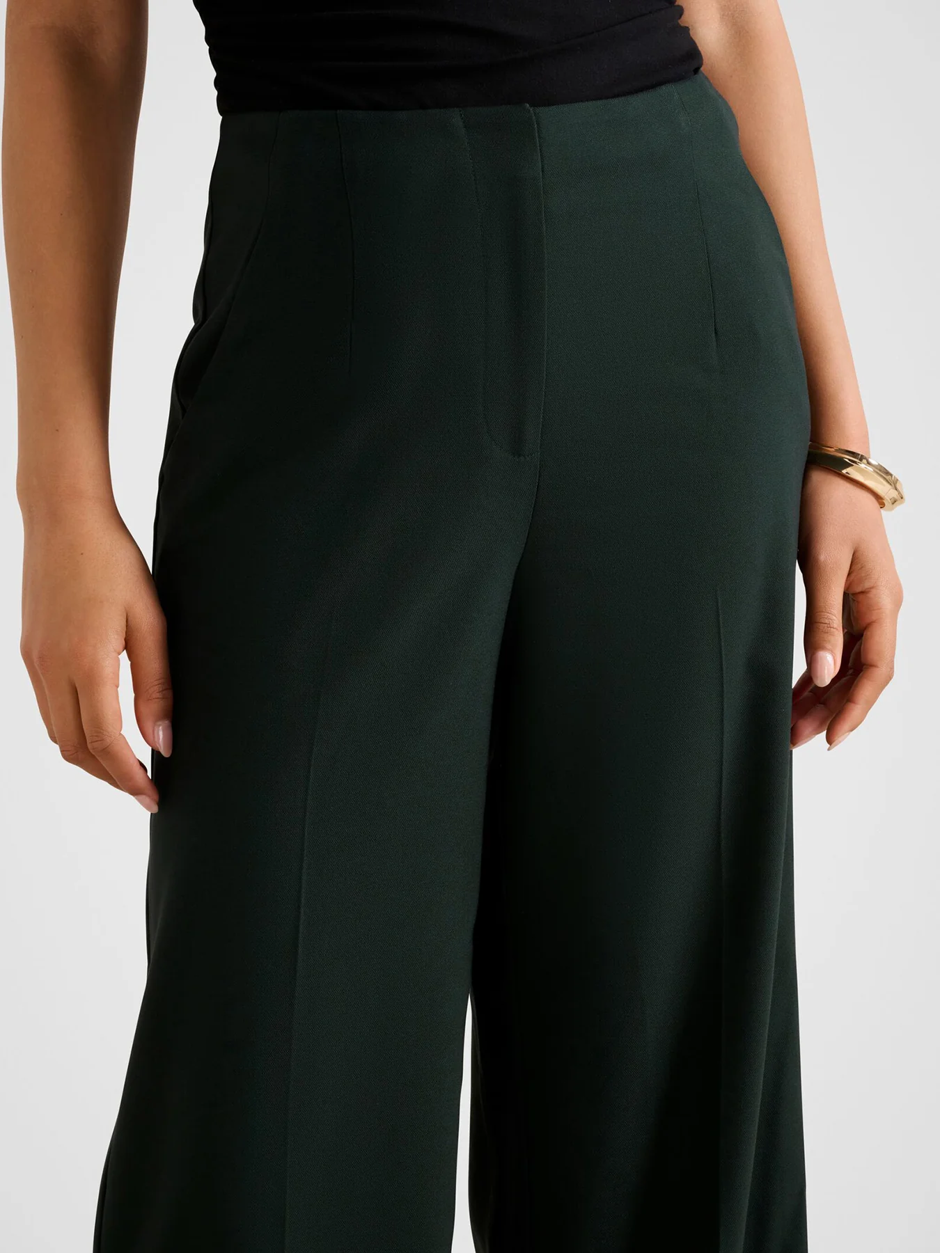 Frieda High Waist Wide Leg Pants Green - Image 5