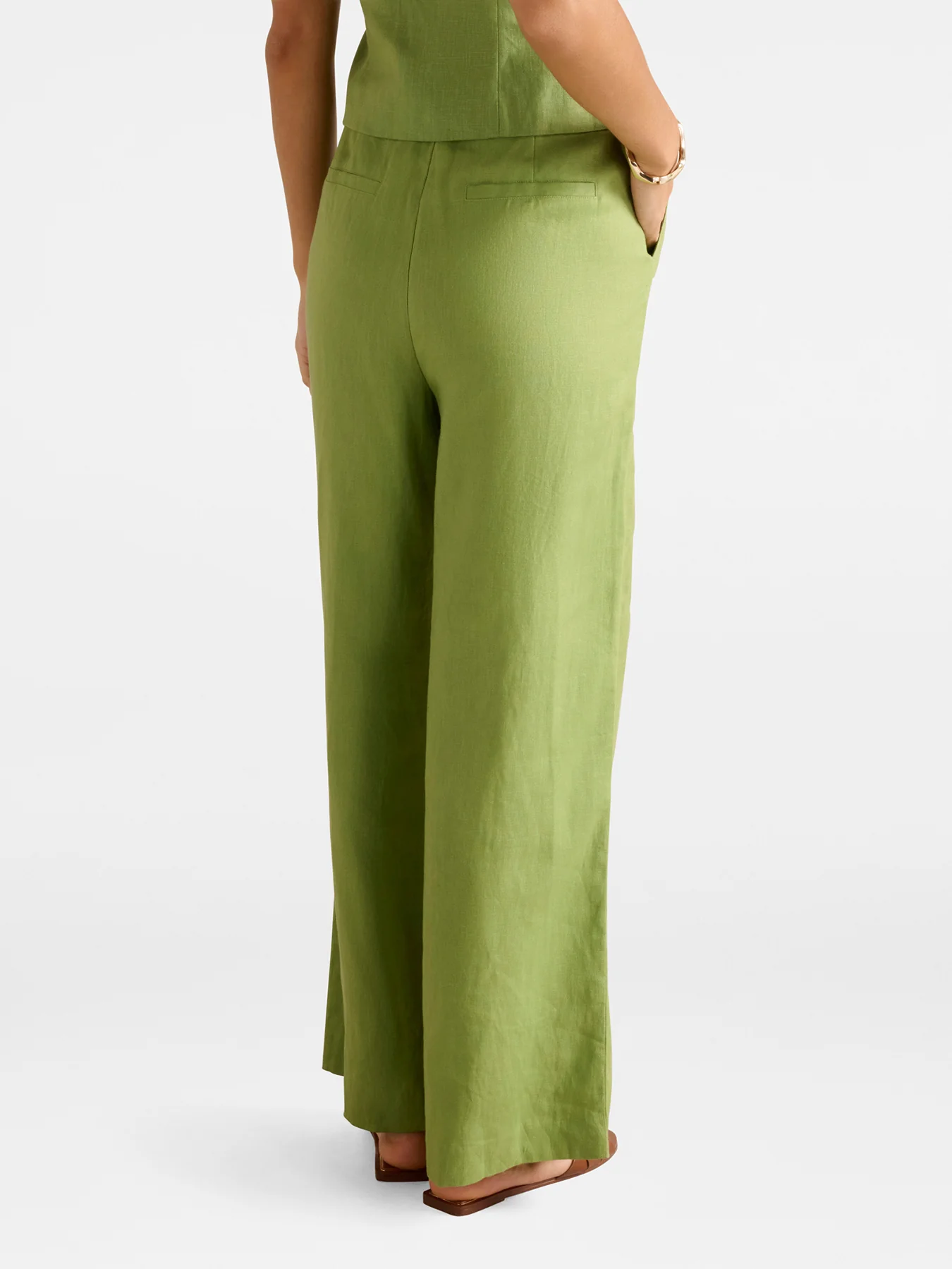 Posey Linen Wide Leg Pants - Image 3