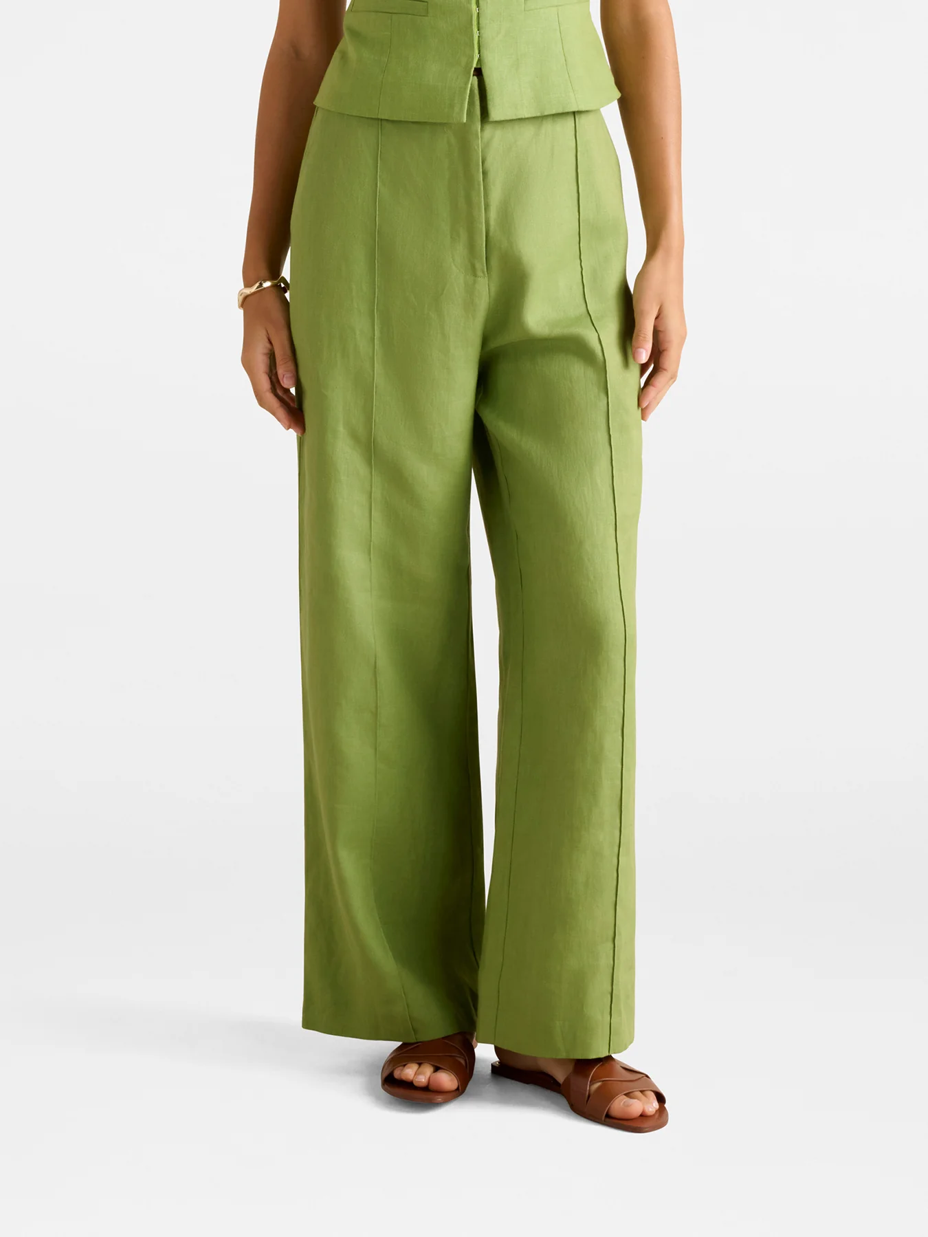 Posey Linen Wide Leg Pants - Image 4